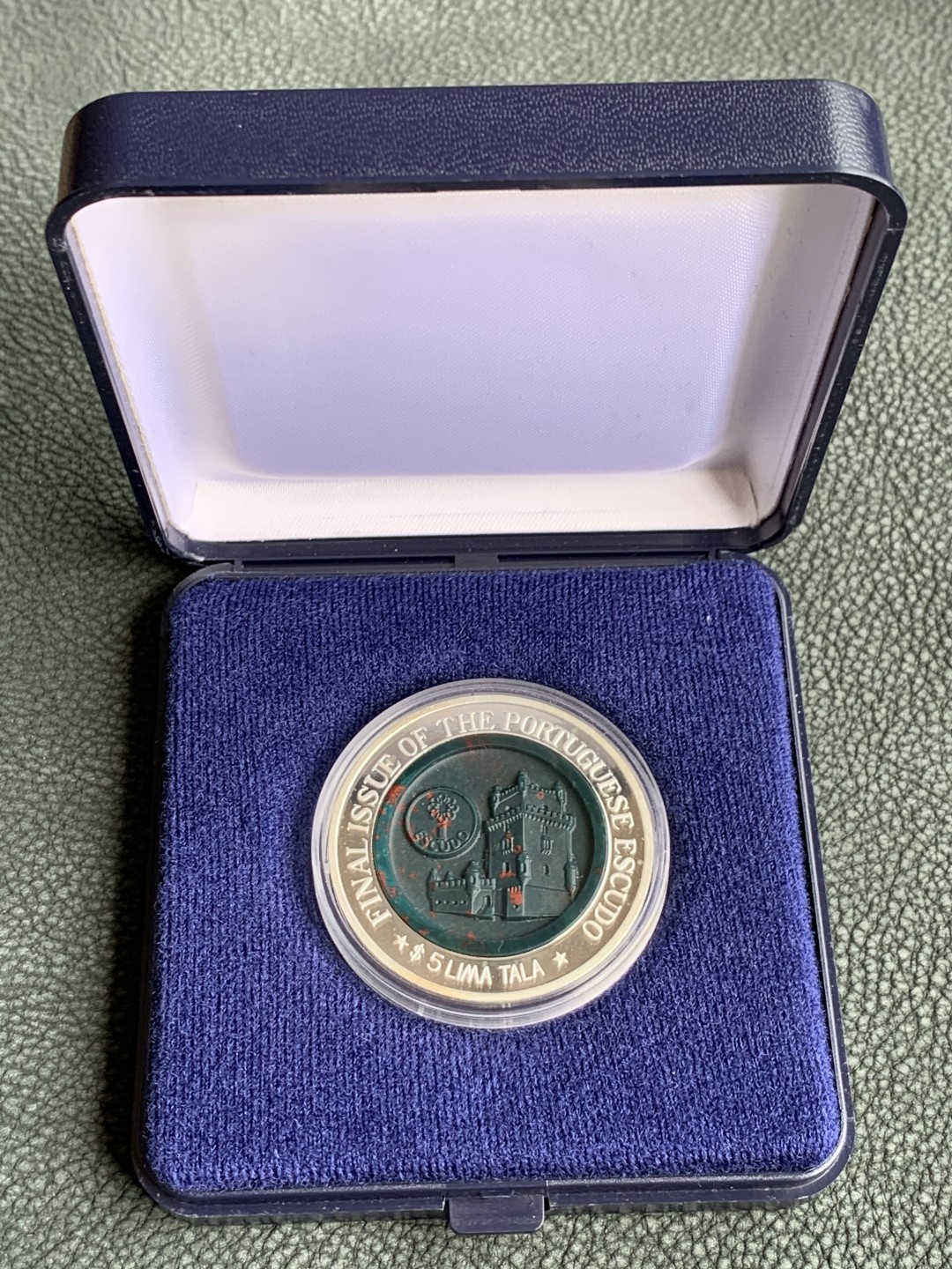 《竞宝斋》第140场-周日，周一，周四 3拍 (全场包邮) 托克劳 2002年 5利马塔拉 精制大银币 31.1克 非常罕见