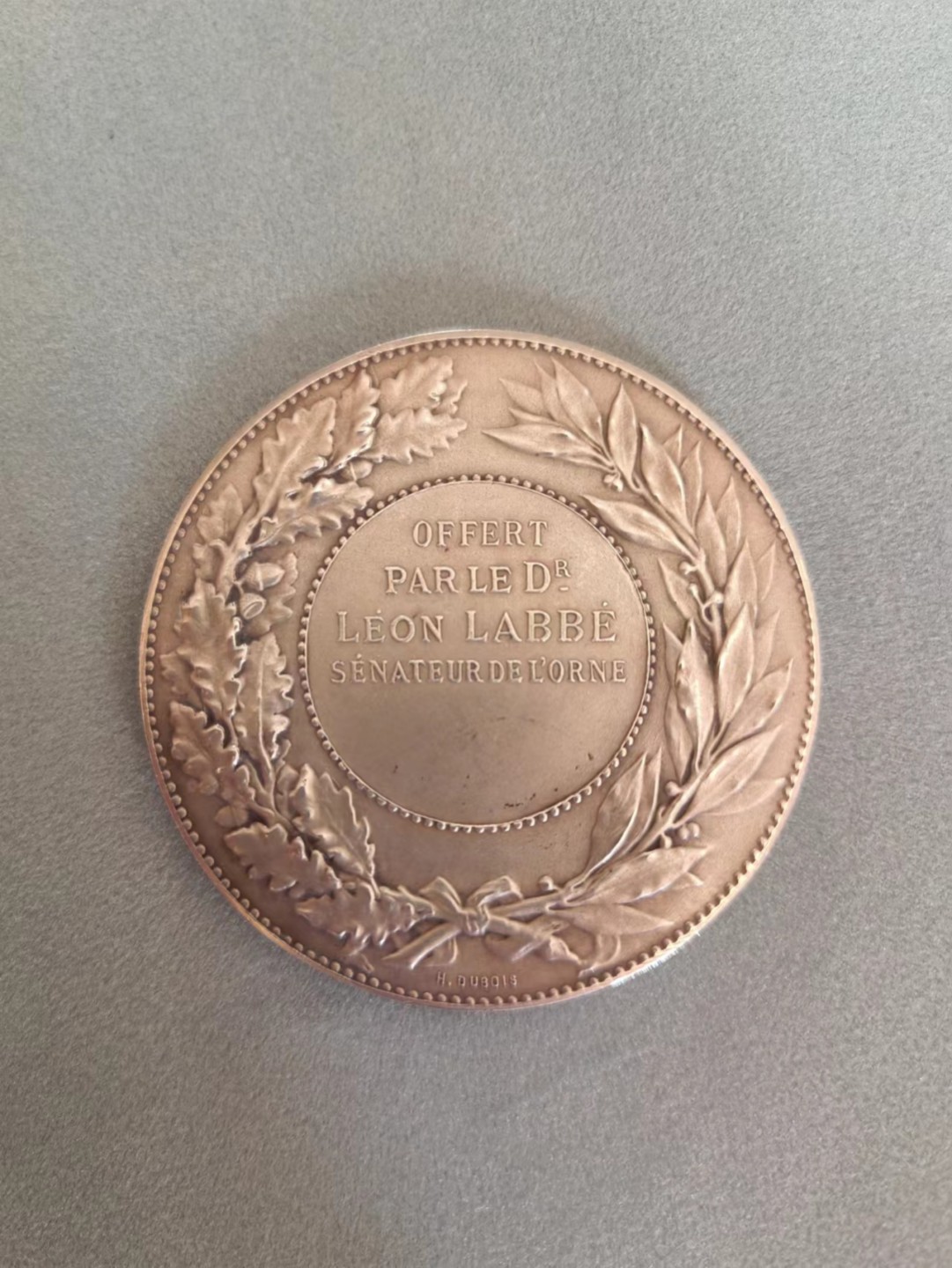 欧洲勋章纪念章第九期 法国奔马卧牛银章，5cm，66g