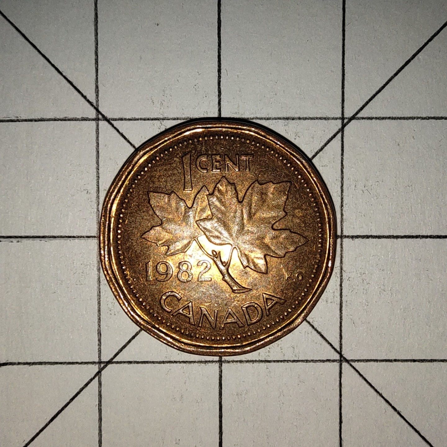 世界硬币第13期(满20包邮，可多场累计。捡漏，无押金，无佣金) 加拿大1分1982年