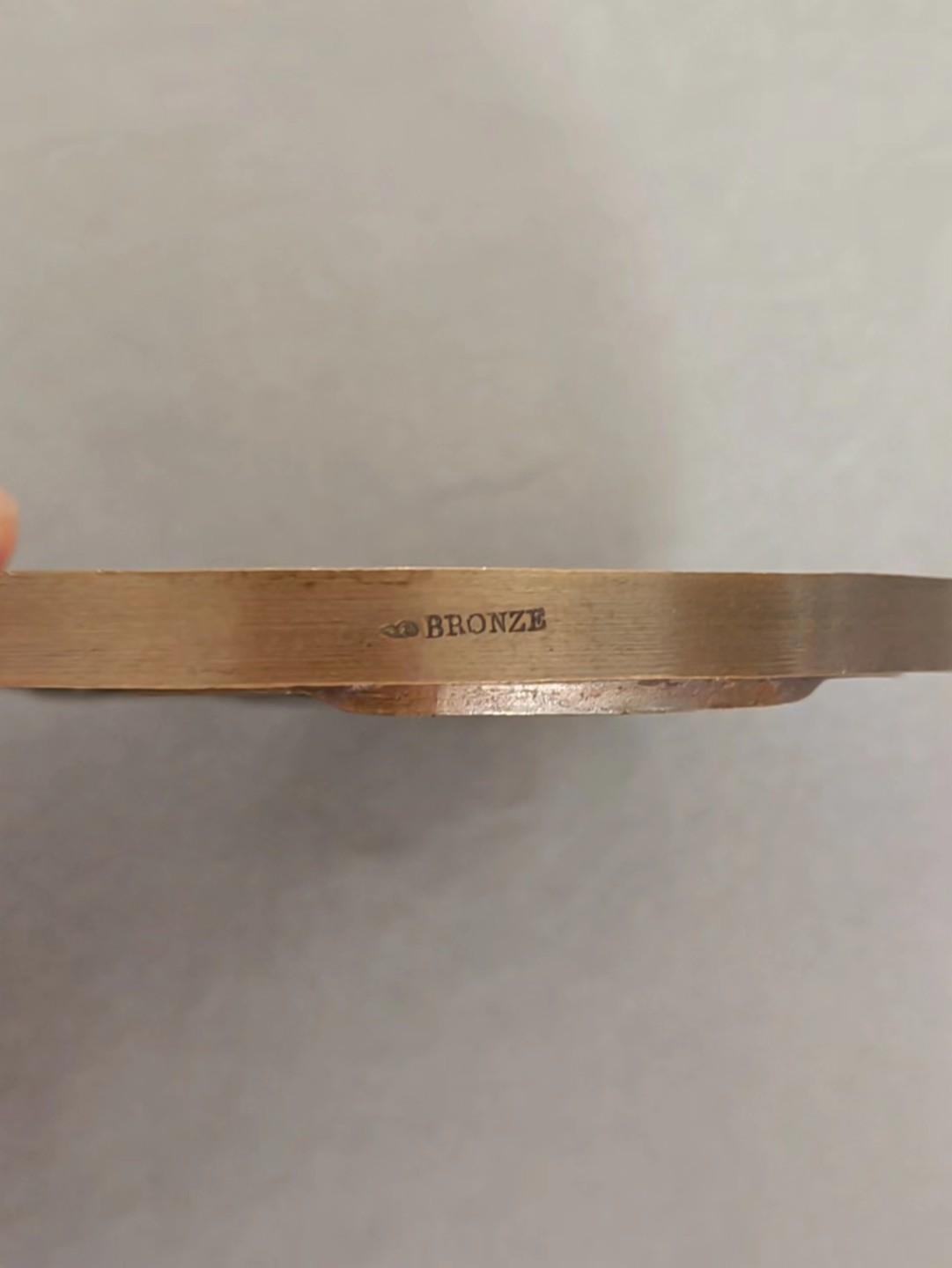 欧洲勋章纪念章第九期 1935年诺曼底邮轮通航铜章，68mm，装饰艺术代表作之一