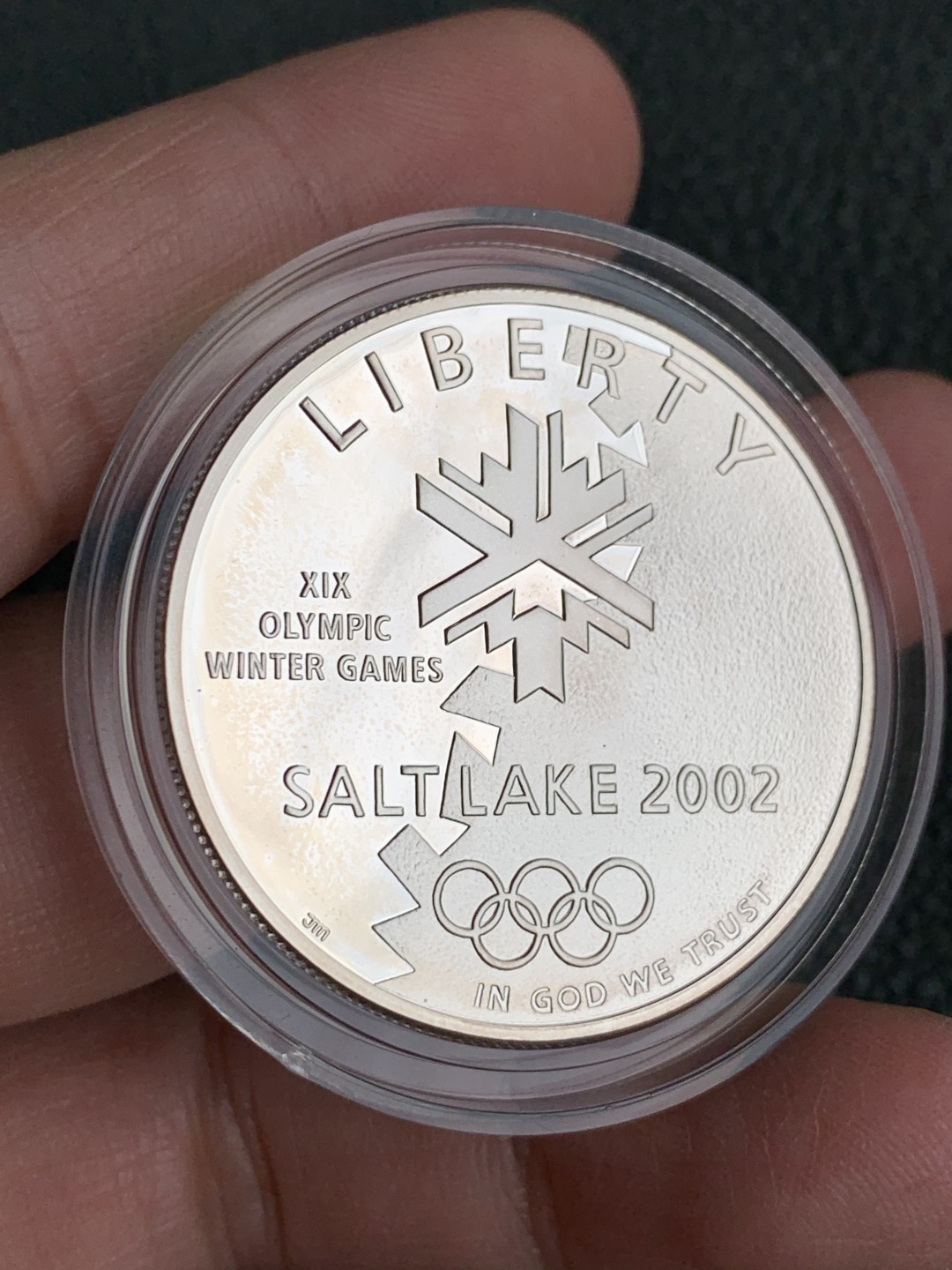 《竞宝斋》第140场-周日，周一，周四 3拍 (全场包邮) 美国2002年 1美元精制大银币 