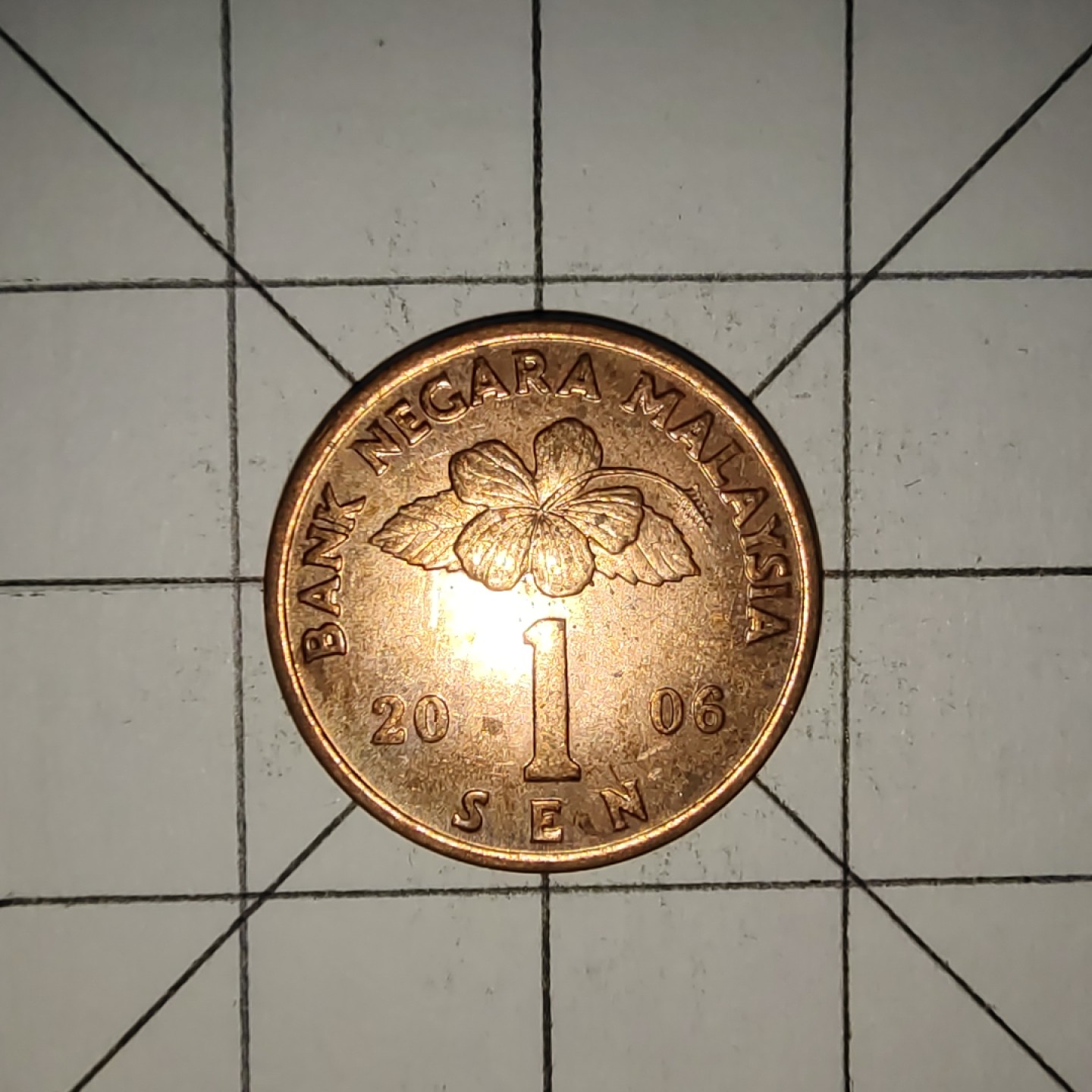 世界硬币第13期(满20包邮，可多场累计。捡漏，无押金，无佣金) 马来西亚1分2006年