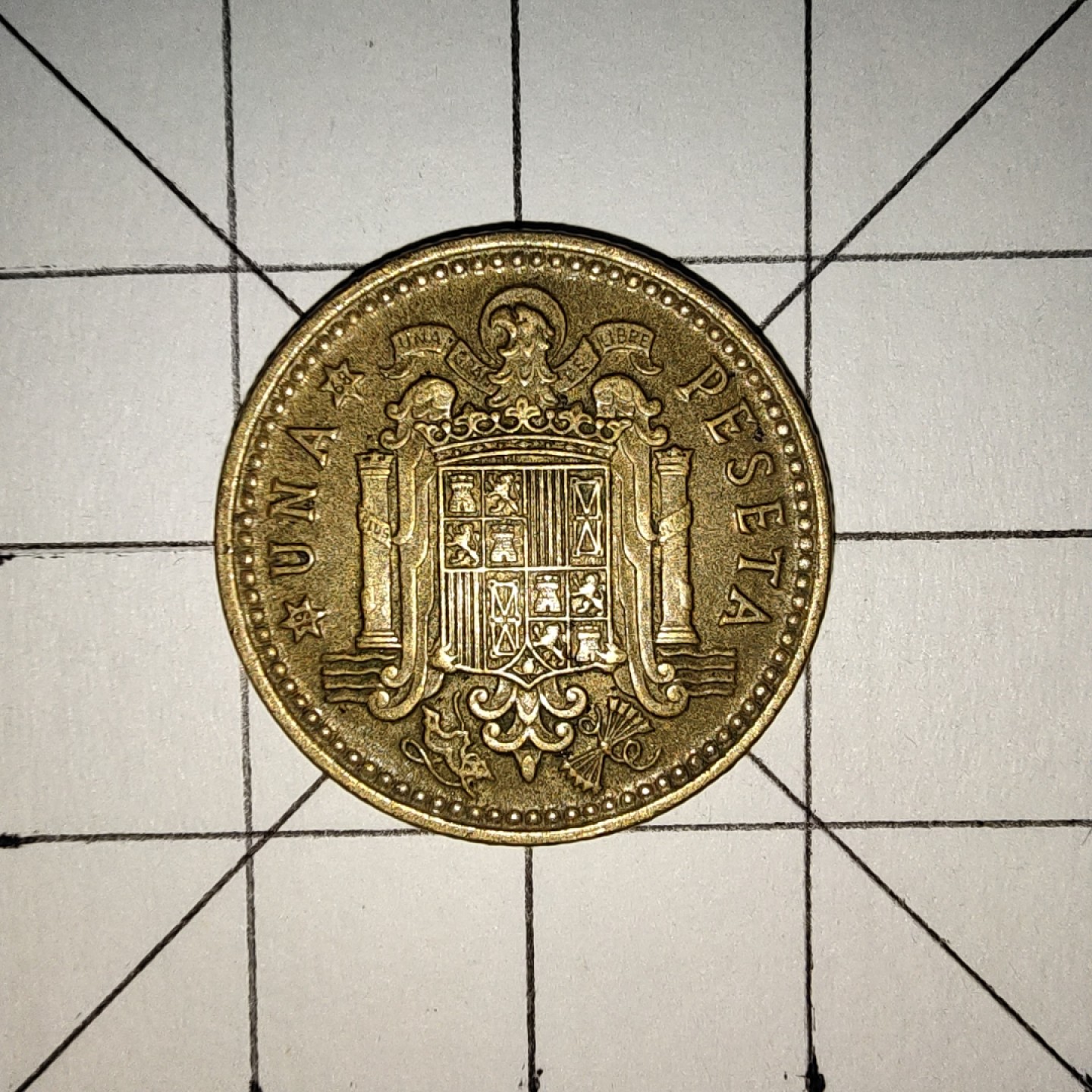 世界硬币第13期(满20包邮，可多场累计。捡漏，无押金，无佣金) 西班牙1比塞塔1966年