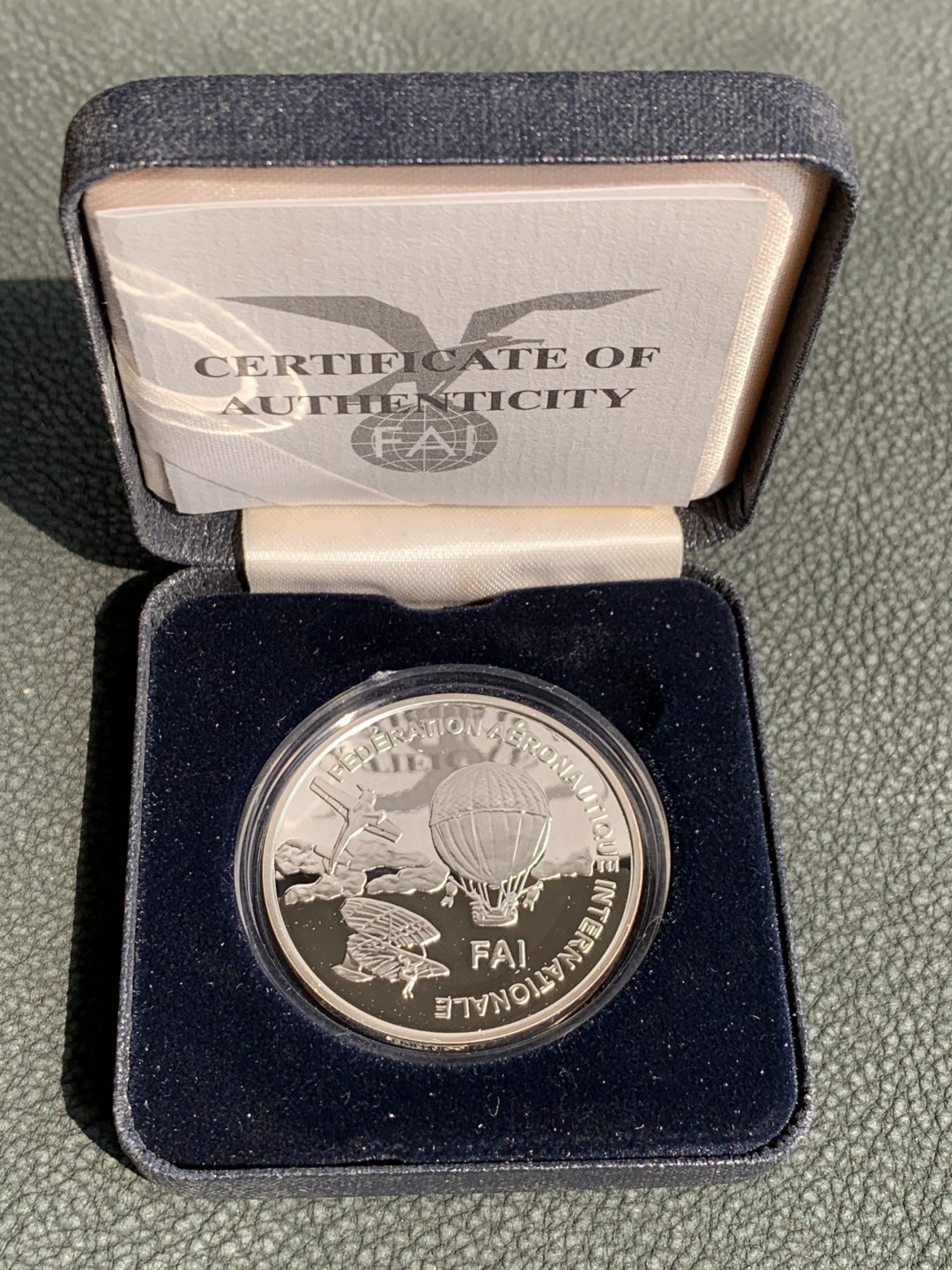 《竞宝斋》第140场-周日，周一，周四 3拍 (全场包邮) 芬兰 1997年 航天展 10欧元精制大银币 非常漂亮 27克