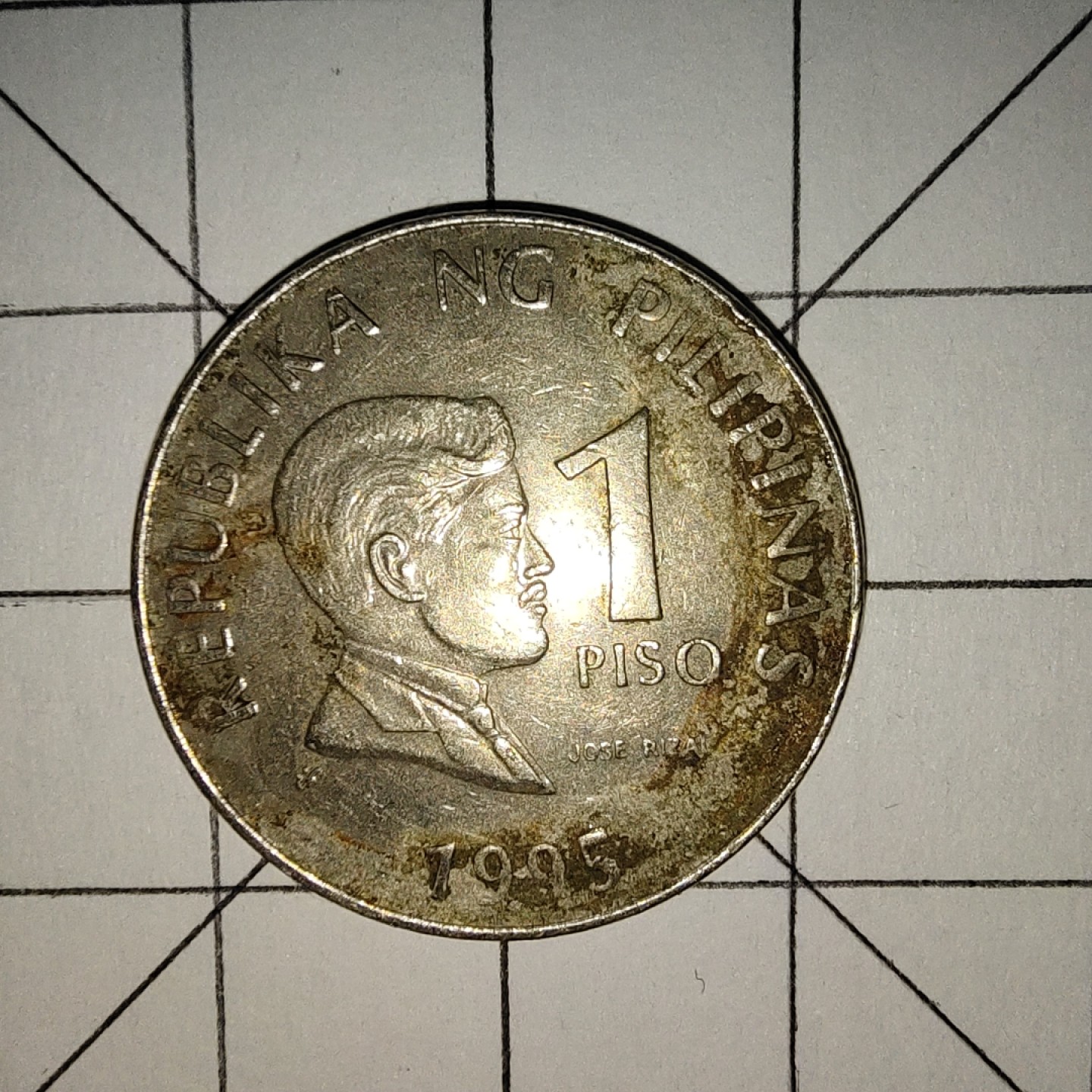 世界硬币第13期(满20包邮，可多场累计。捡漏，无押金，无佣金) 菲律宾1比索1995年