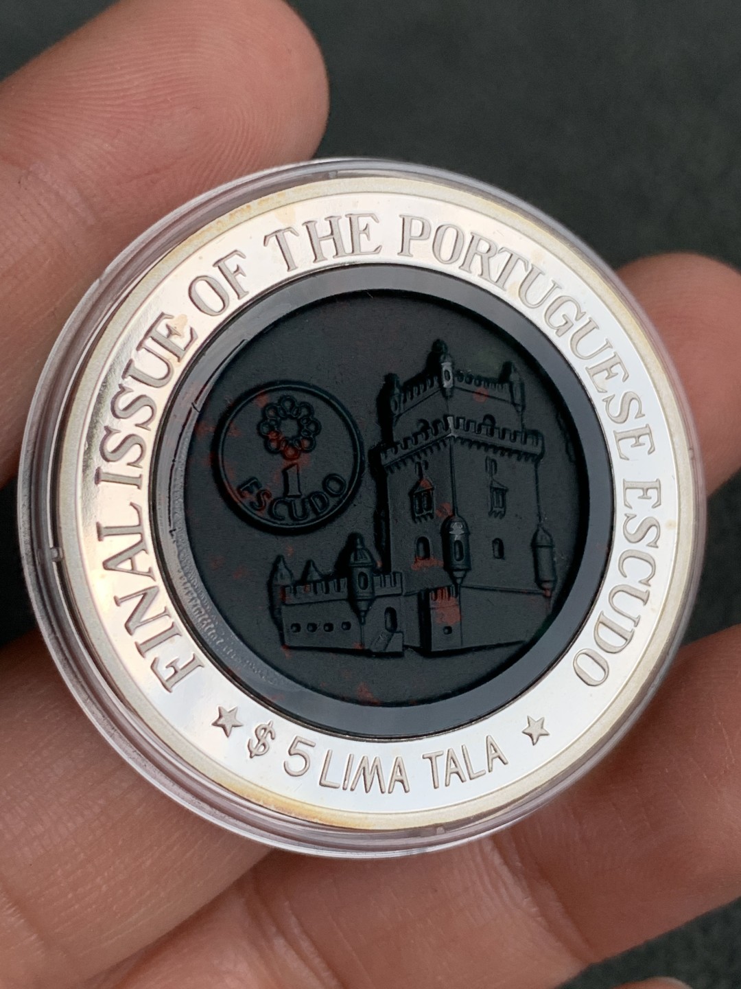 《竞宝斋》第140场-周日，周一，周四 3拍 (全场包邮) 托克劳 2002年 5利马塔拉 精制大银币 31.1克 非常罕见