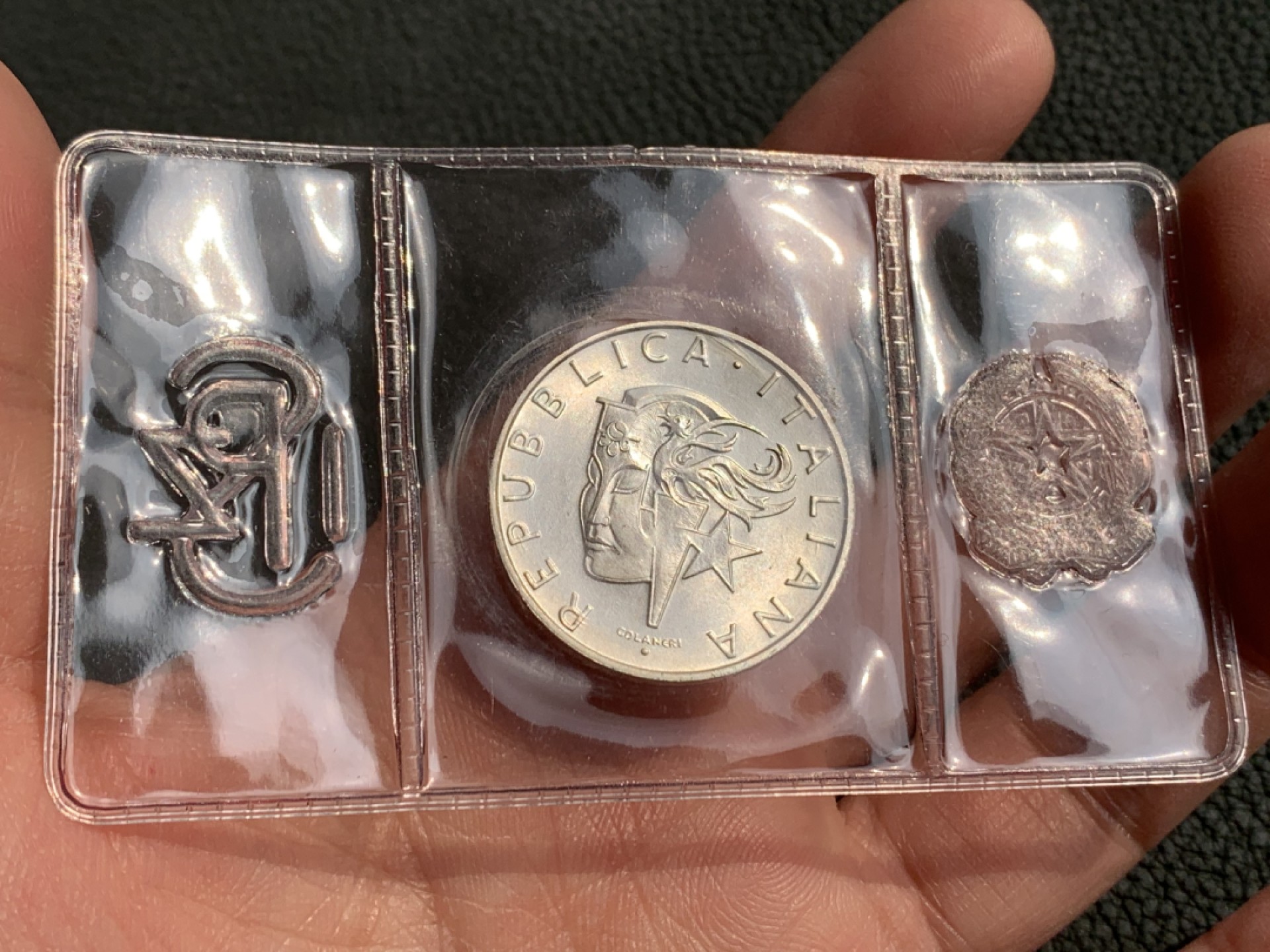 《竞宝斋》第140场-周日，周一，周四 3拍 (全场包邮) 意大利 1988年 夏季奥运纪念 500里拉银币 原封装