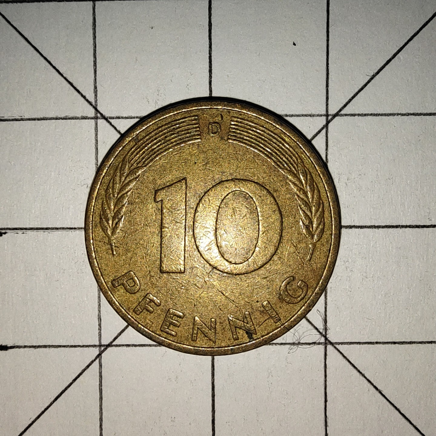 世界硬币第13期(满20包邮，可多场累计。捡漏，无押金，无佣金) 德国10芬尼1979年