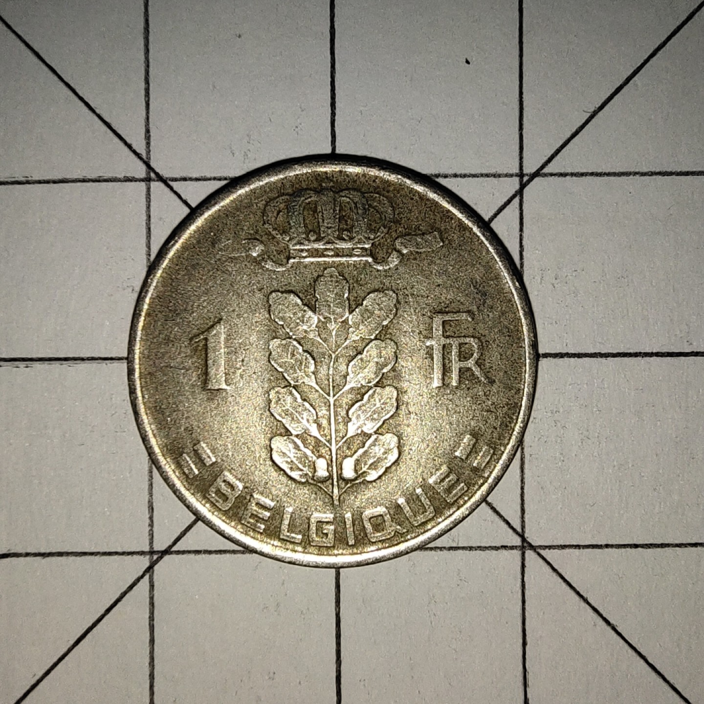 世界硬币第13期(满20包邮，可多场累计。捡漏，无押金，无佣金) 比利时1法郎1952年