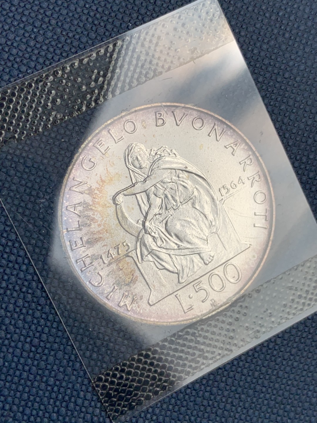 《竞宝斋》第140场-周日，周一，周四 3拍 (全场包邮) 梵蒂冈 1975年 500里拉纪念 好品带彩