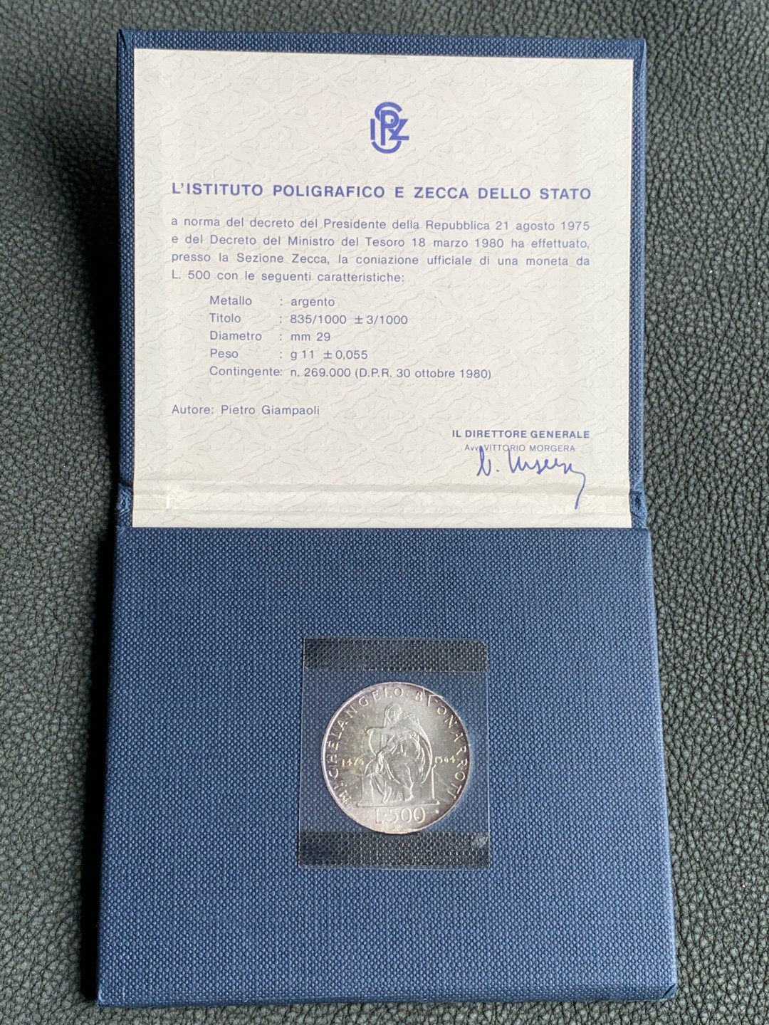 《竞宝斋》第140场-周日，周一，周四 3拍 (全场包邮) 梵蒂冈 1975年 500里拉纪念 好品带彩