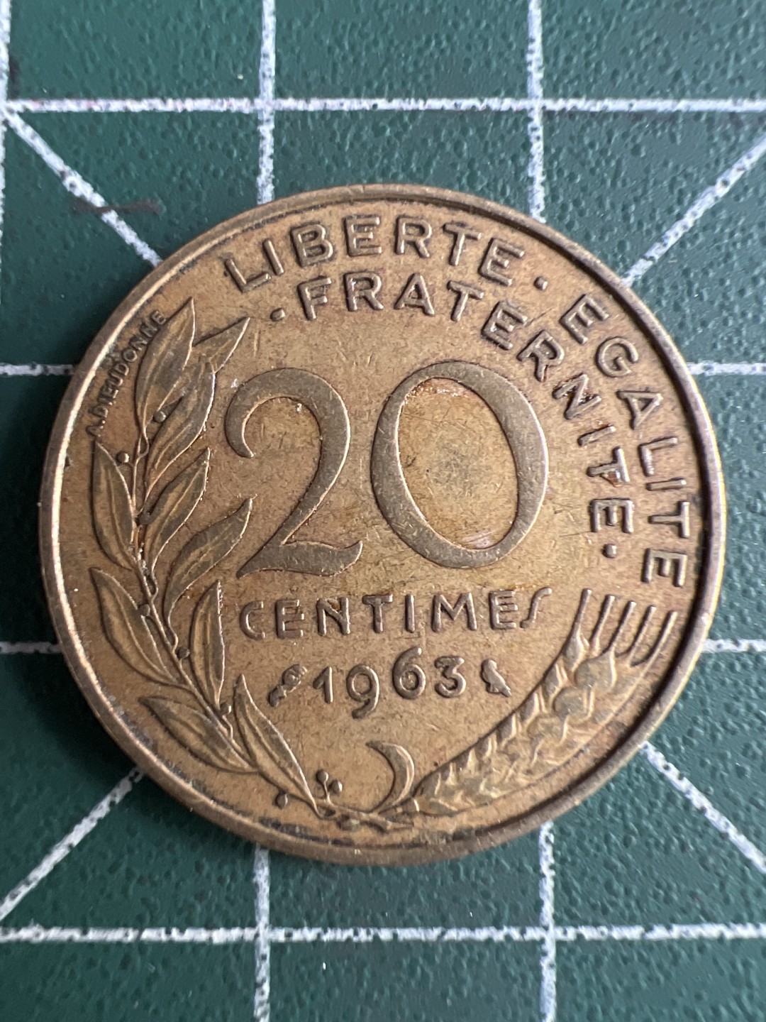 泡泡堂第313期  世界硬币 （无押金，捡漏，全场20包邮，偏远地区除外，接收代拍业务） 法国20分