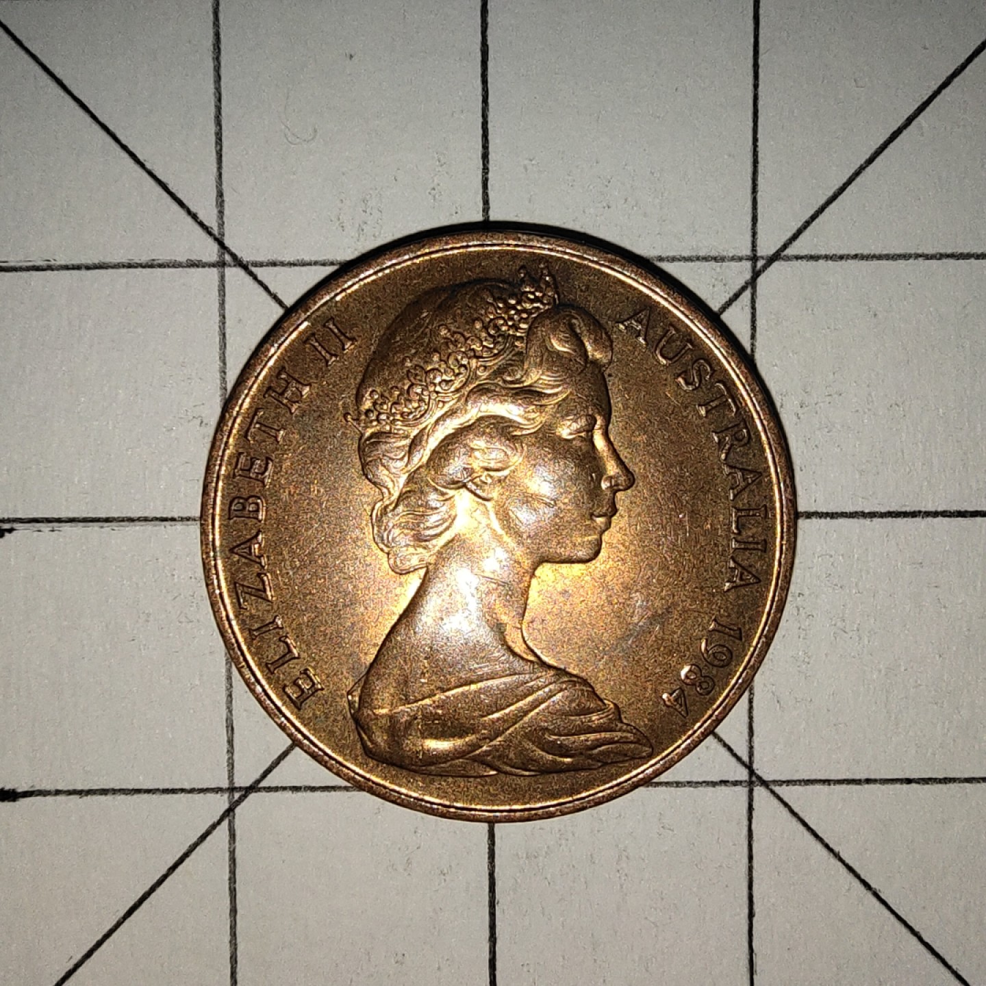 世界硬币第13期(满20包邮，可多场累计。捡漏，无押金，无佣金) 澳大利亚2分1984年