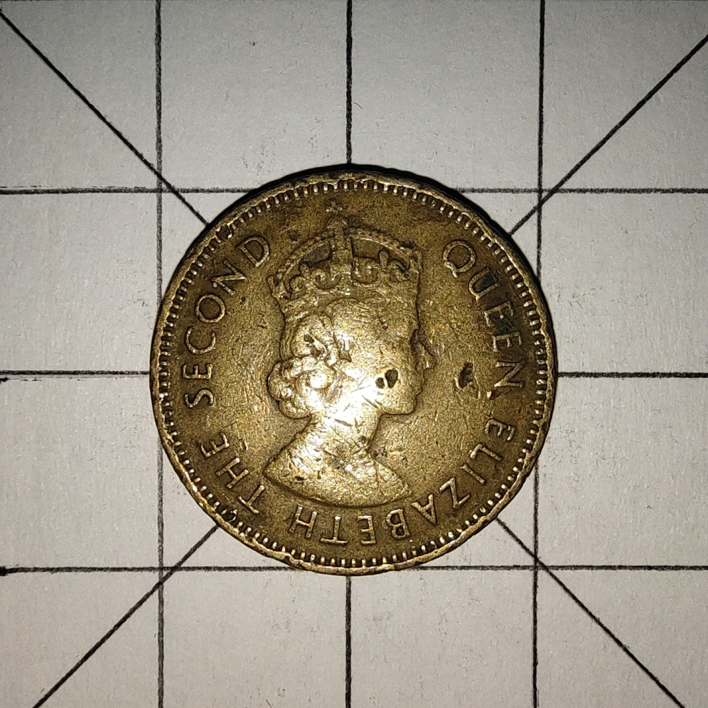 世界硬币第13期(满20包邮，可多场累计。捡漏，无押金，无佣金) 香港1毫1964年