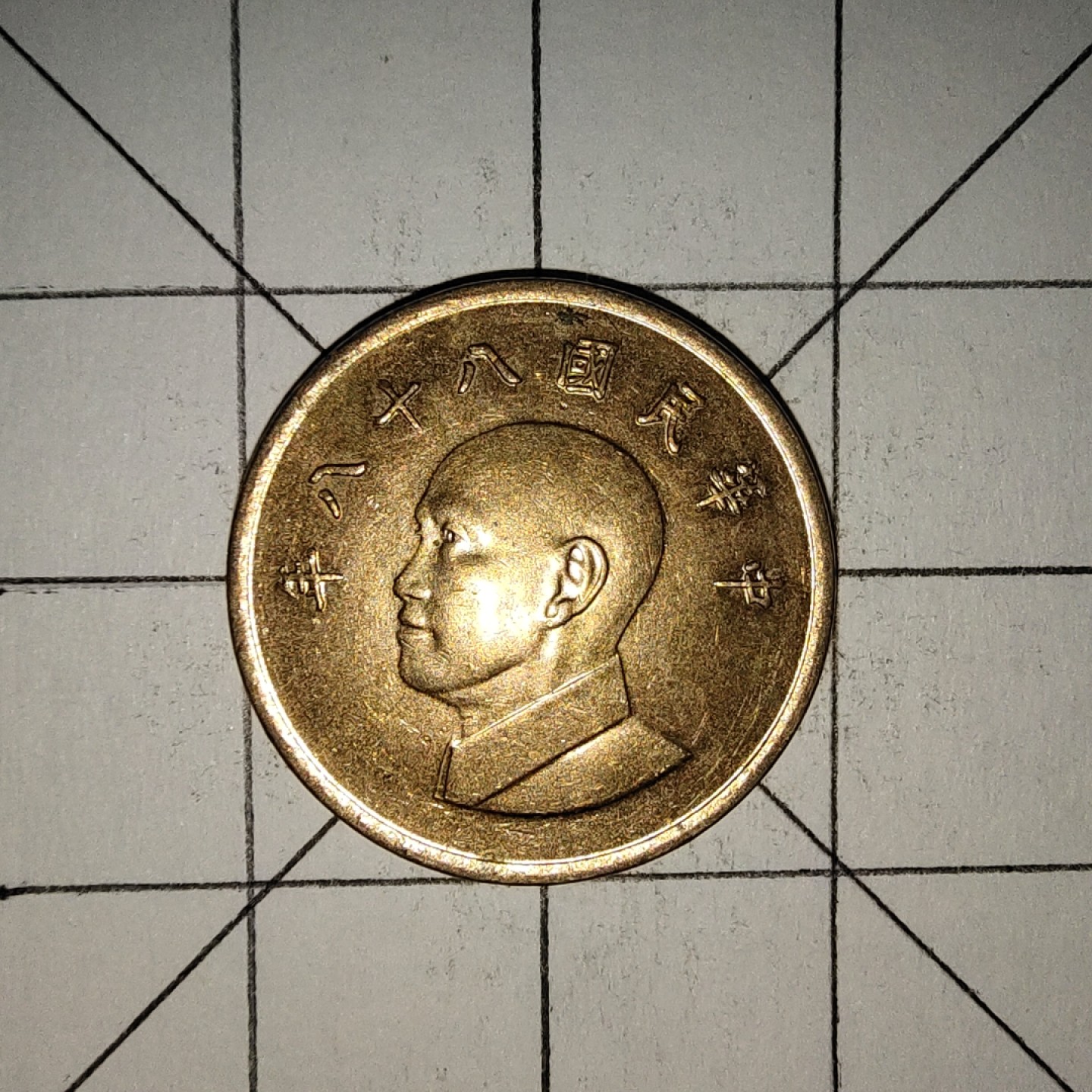 世界硬币第13期(满20包邮，可多场累计。捡漏，无押金，无佣金) 中华民国八十八年壹圆