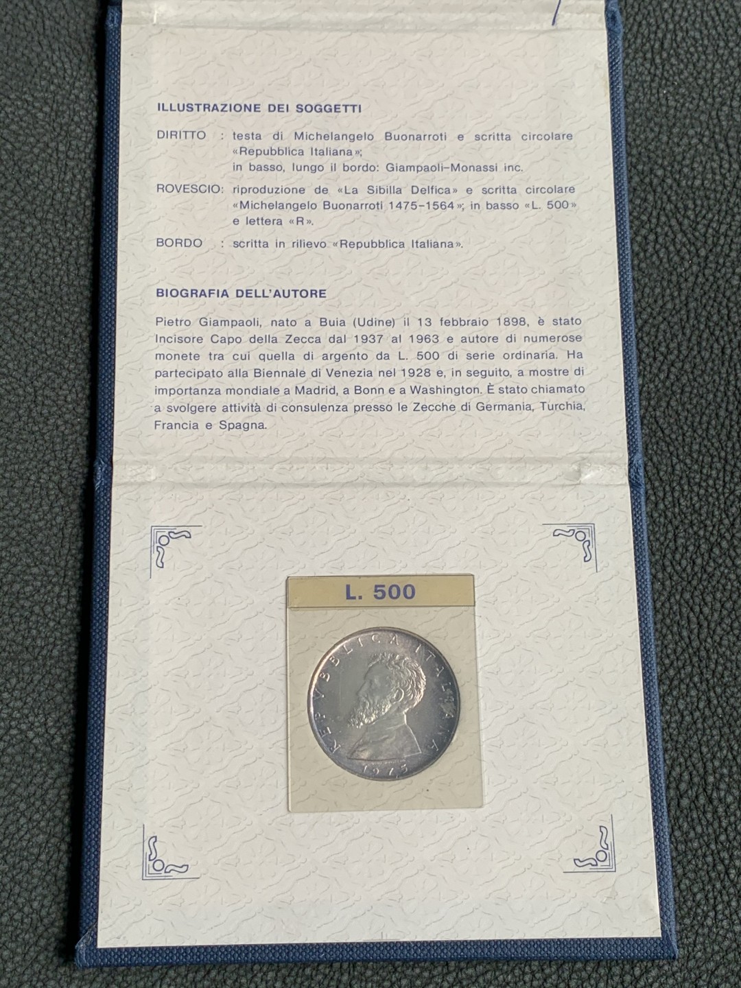 《竞宝斋》第140场-周日，周一，周四 3拍 (全场包邮) 梵蒂冈 1975年 500里拉纪念 好品带彩