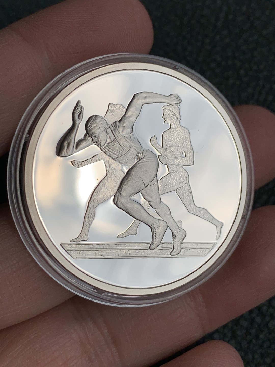 《竞宝斋》第140场-周日，周一，周四 3拍 (全场包邮) 希腊 2004年 10欧元大银币 34克