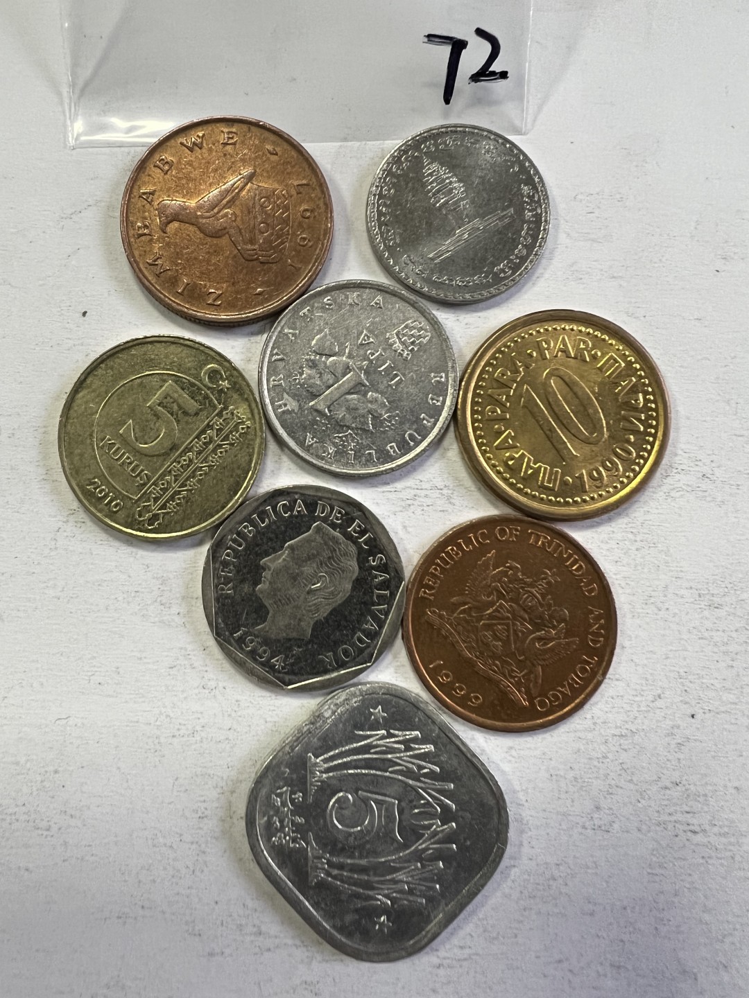 泡泡堂第239期  世界硬币 （无押金，无佣金，捡漏，全场20包邮，偏远地区除外，接收代拍业务） 硬币一袋72