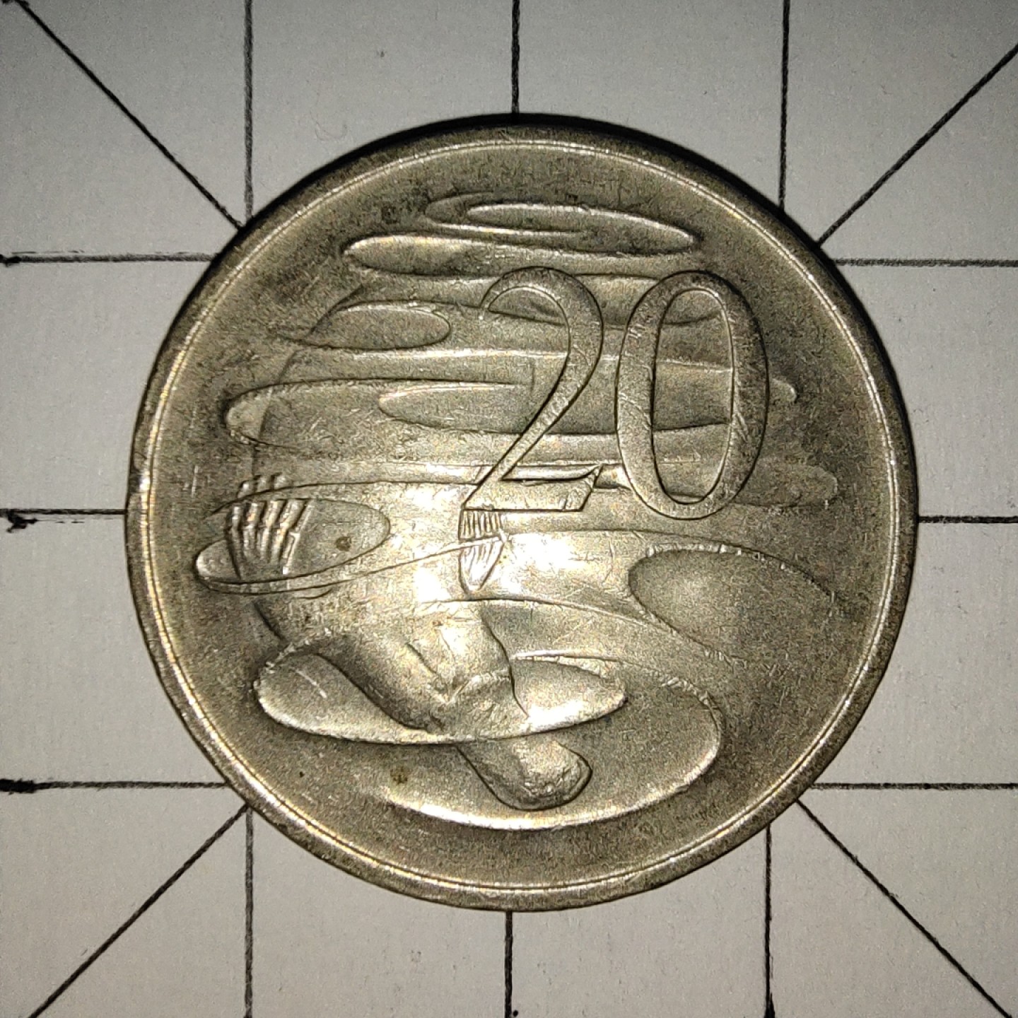 世界硬币第13期(满20包邮，可多场累计。捡漏，无押金，无佣金) 澳大利亚20分1977年