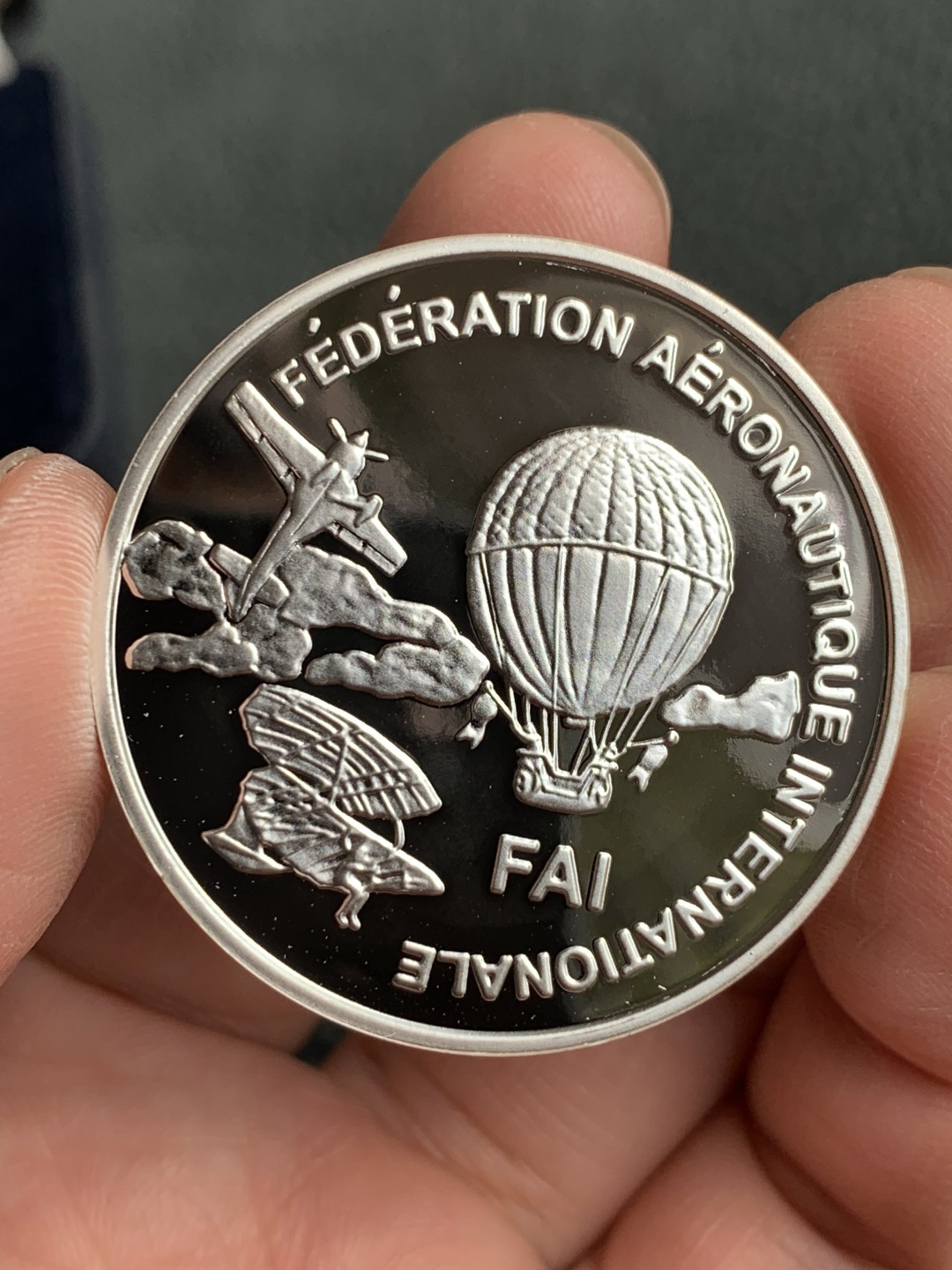 《竞宝斋》第140场-周日，周一，周四 3拍 (全场包邮) 芬兰 1997年 航天展 10欧元精制大银币 非常漂亮 27克