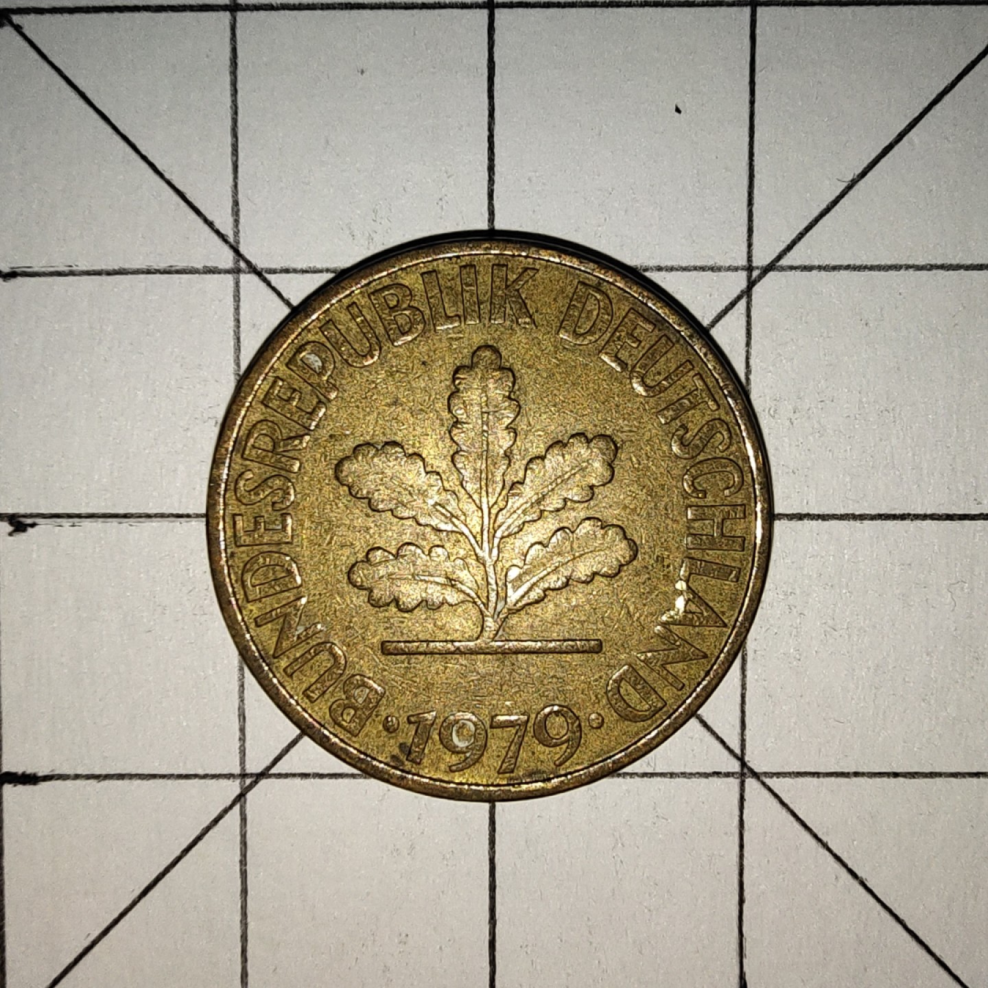 世界硬币第13期(满20包邮，可多场累计。捡漏，无押金，无佣金) 德国10芬尼1979年