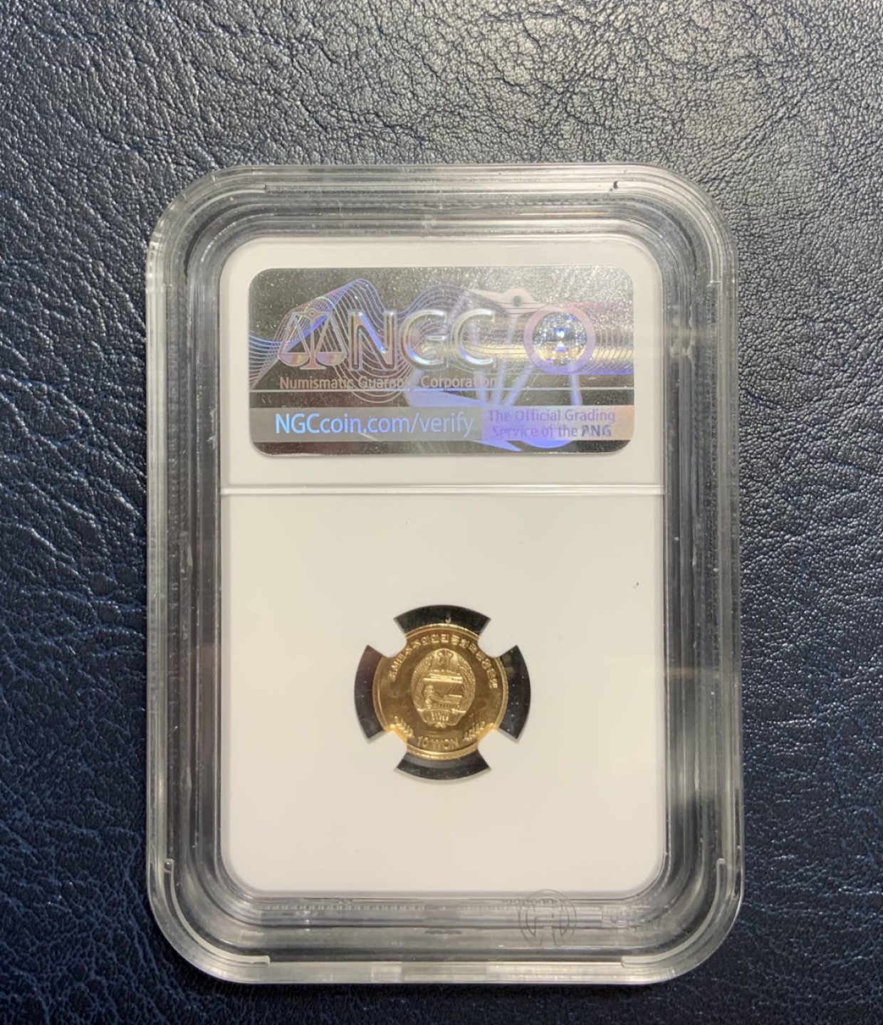 收藏联盟Quantum Auction 第237期拍卖 朝鲜2008年10元精致金币 NGC PF69 金重1g 纯度91.7% 