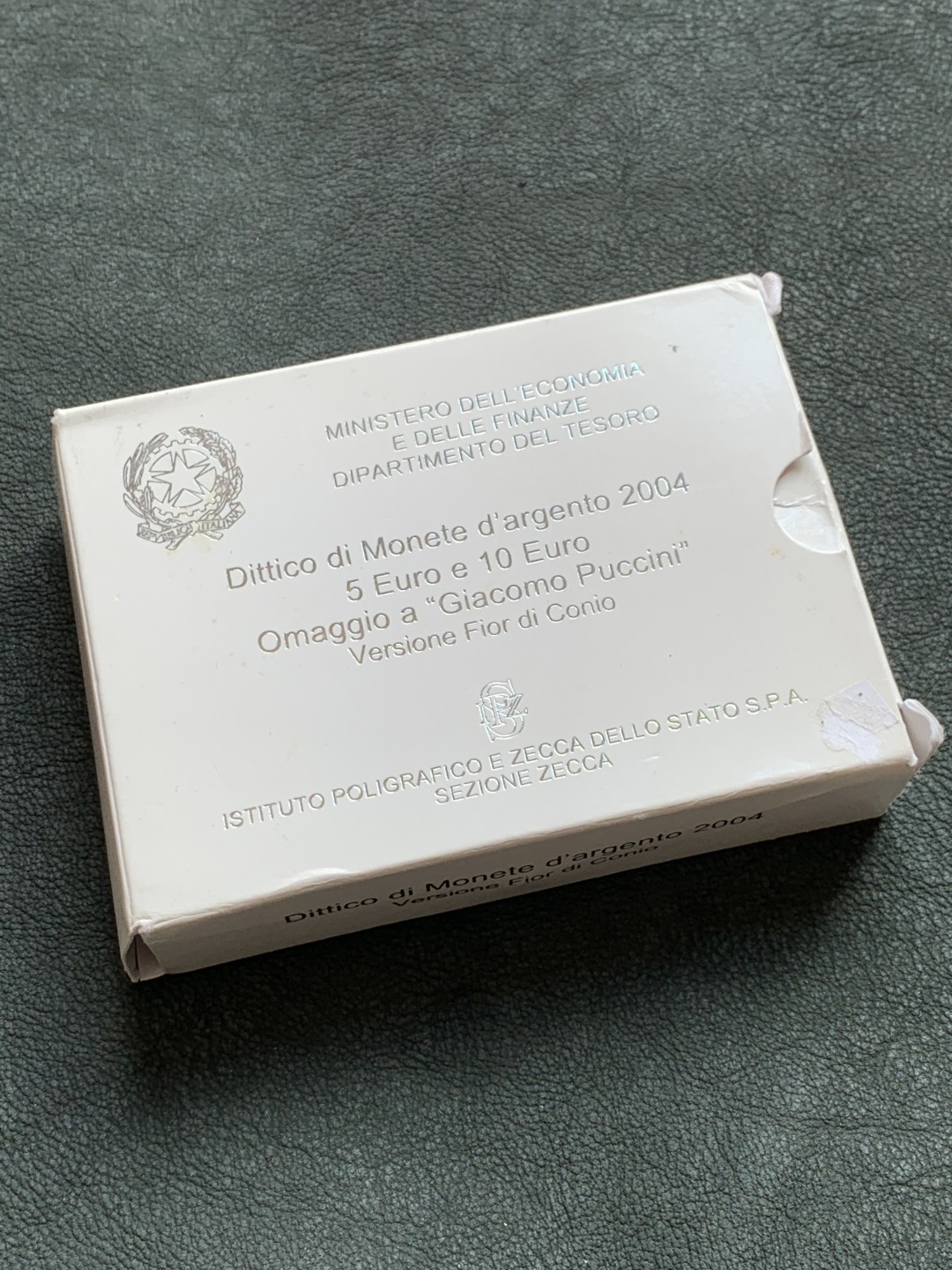 《竞宝斋》第140场-周日，周一，周四 3拍 (全场包邮) 意大利 2004年 克劳斯获奖币《蝴蝶夫人》普制一对 925银18克+22克=40克