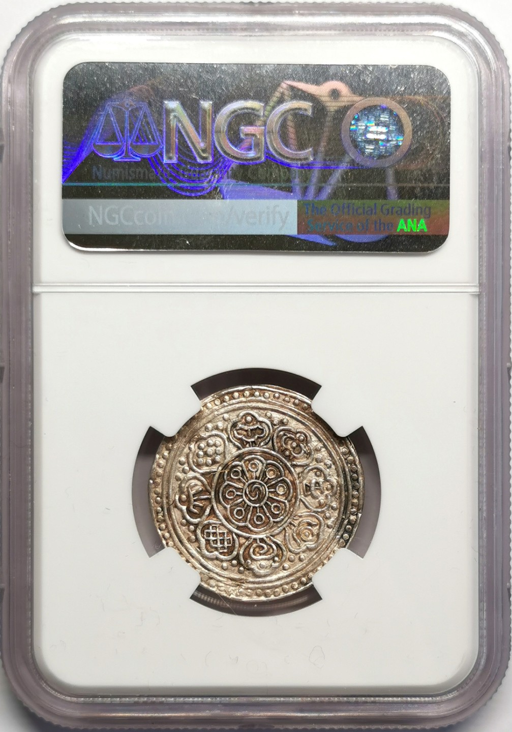 凡希社世界钱币微拍第二百三十期 1910中国西藏格桑章噶NGC-AUD