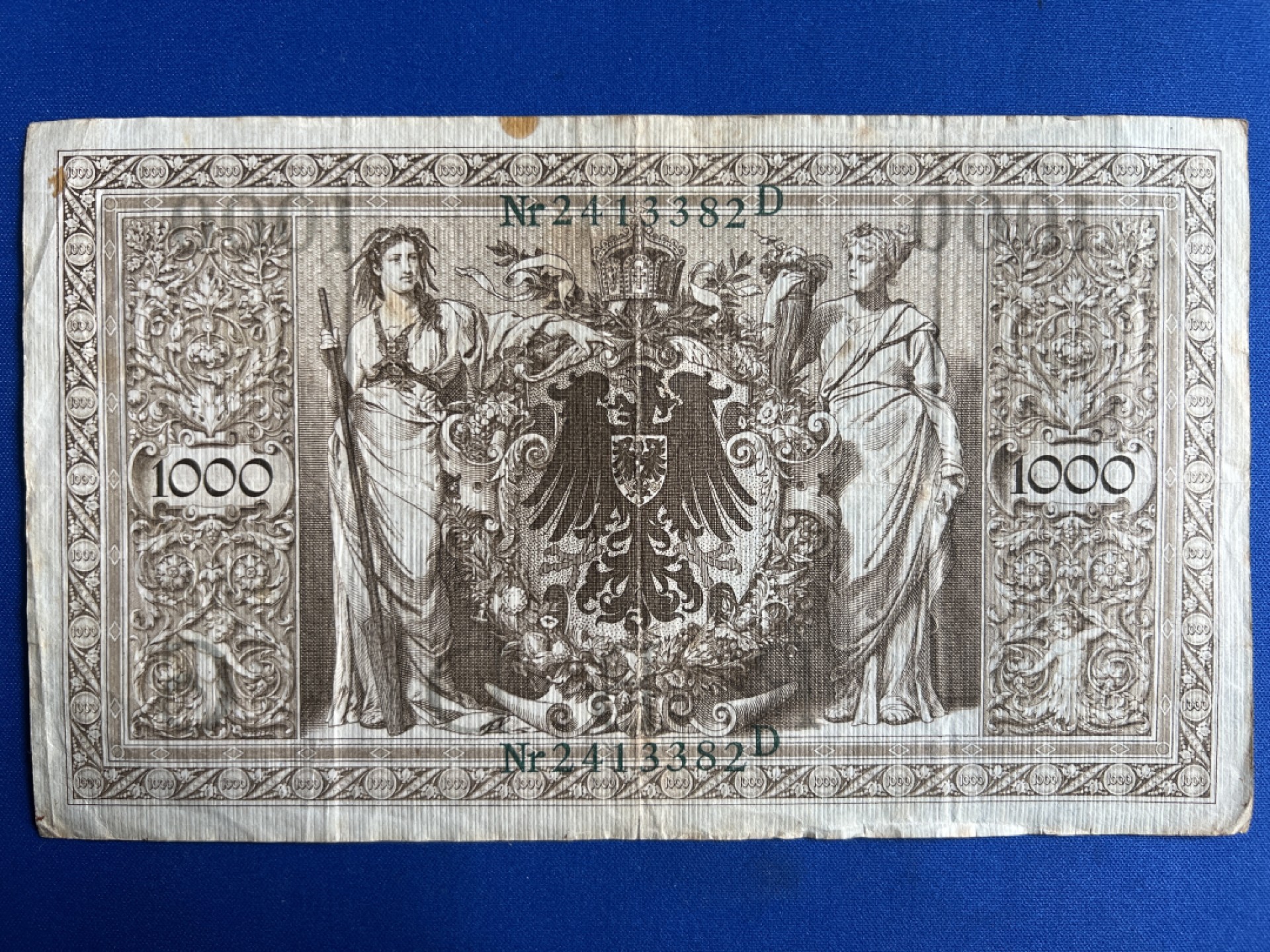 泡泡堂微拍第七十七幕纸币捡漏可累计专场👿👿，零佣金，零押金，累计满二十元包邮，接受代拍业务 德国1000马克