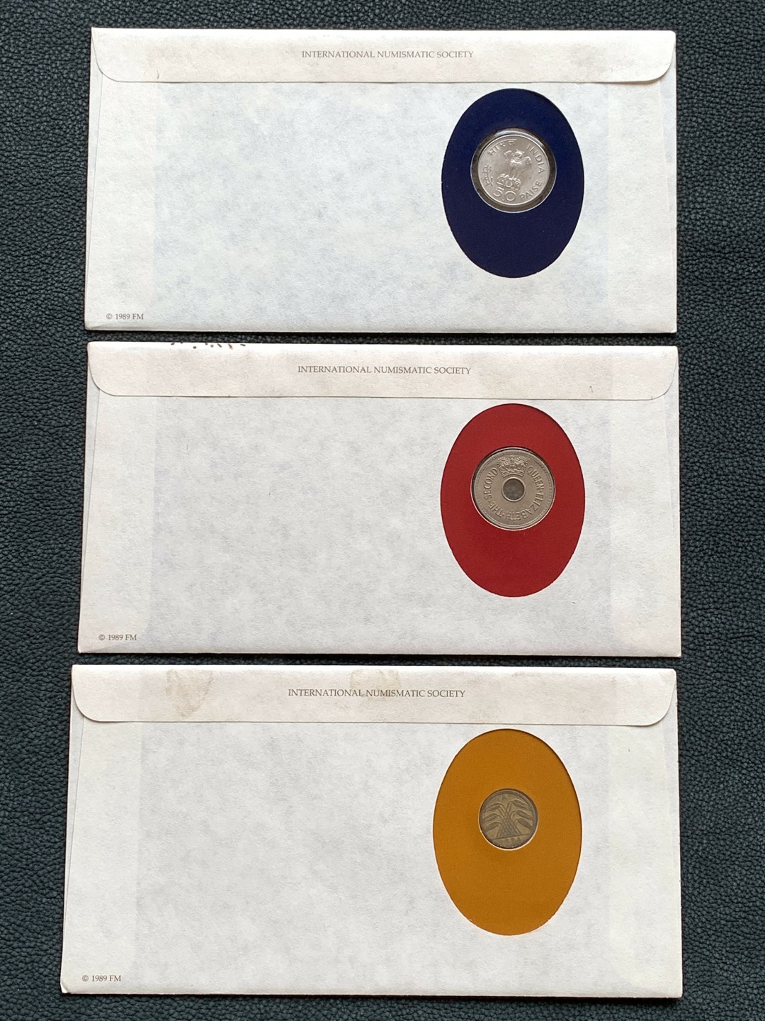 《竞宝斋》第140场-周日，周一，周四 3拍 (全场包邮) 邮币封 一组3枚 （3）