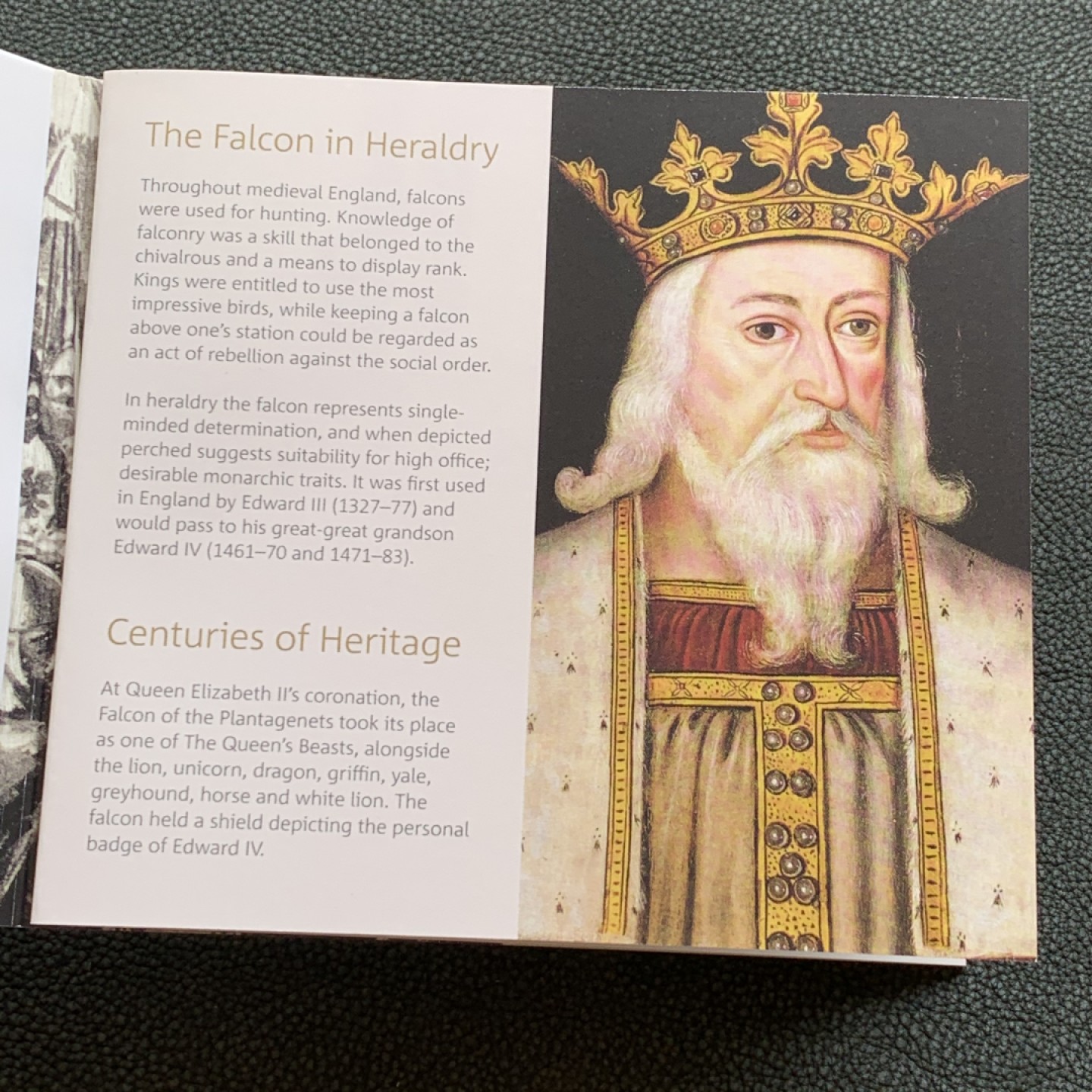 《竞宝斋》第140场-周日，周一，周四 3拍 (全场包邮) 英国2001年 英国皇家铸币局纪念封+英国2019年 英国5镑克朗型纪念币 威斯敏斯特十野兽之一（金雀花王朝的猎鹰）