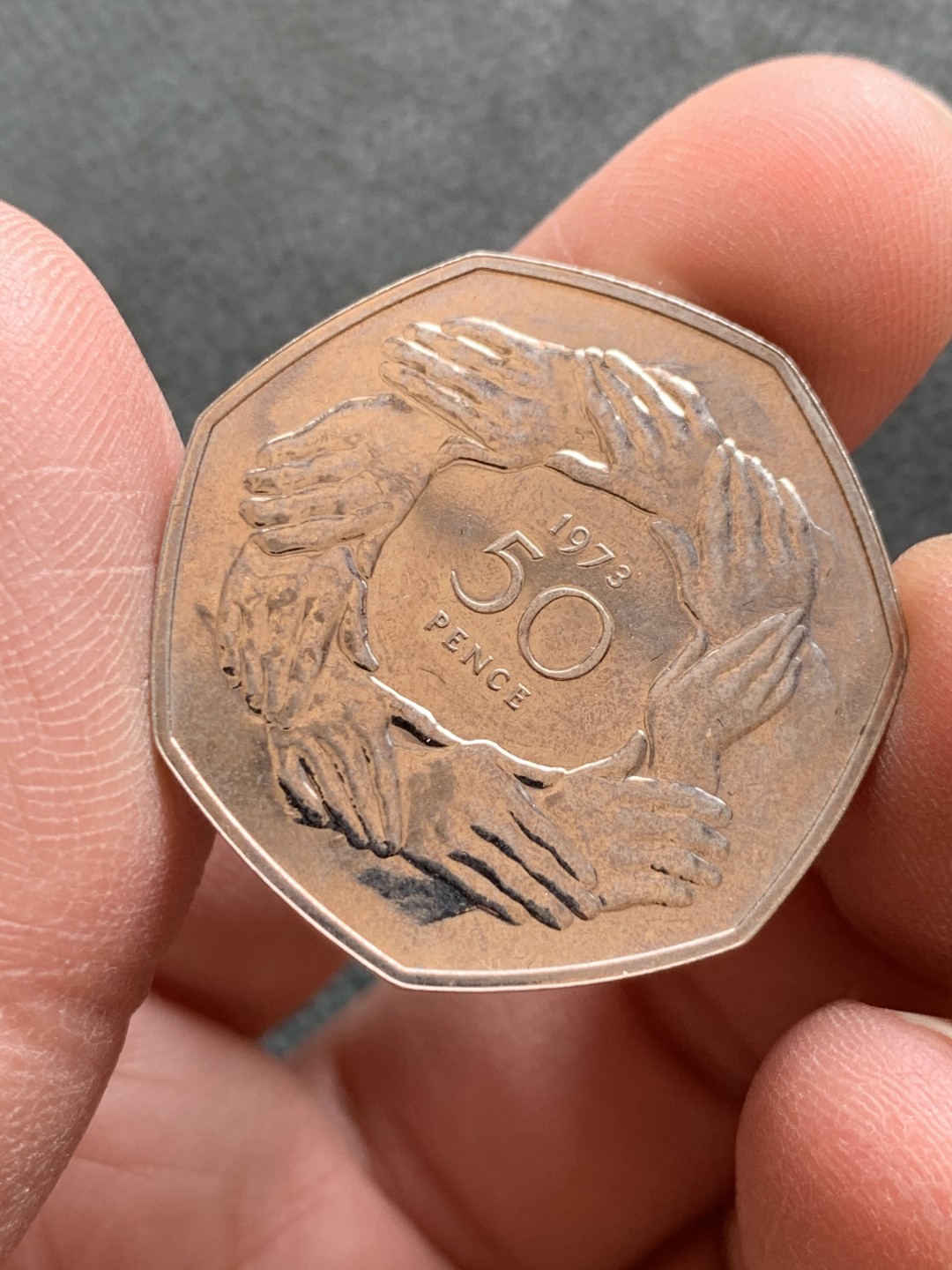 《竞宝斋》第140场-周日，周一，周四 3拍 (全场包邮) 英国1973年加入欧盟原盒精制纪念币