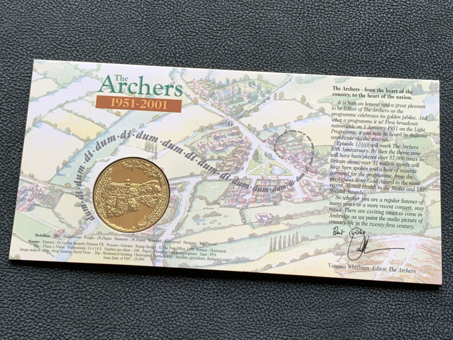 《竞宝斋》第140场-周日，周一，周四 3拍 (全场包邮) 英国2001年 英国皇家铸币局纪念封+英国2019年 英国5镑克朗型纪念币 威斯敏斯特十野兽之一（金雀花王朝的猎鹰）