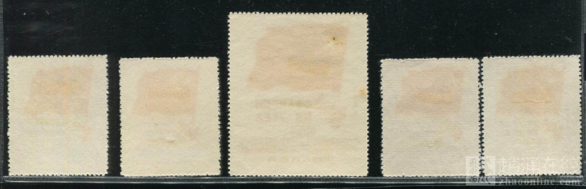 精品邮票专场 纪6国旗东贴再版新全套（上品 贴印有黄）