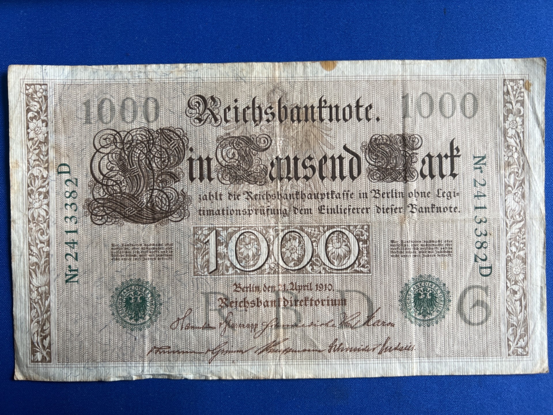 泡泡堂微拍第七十七幕纸币捡漏可累计专场👿👿，零佣金，零押金，累计满二十元包邮，接受代拍业务 德国1000马克