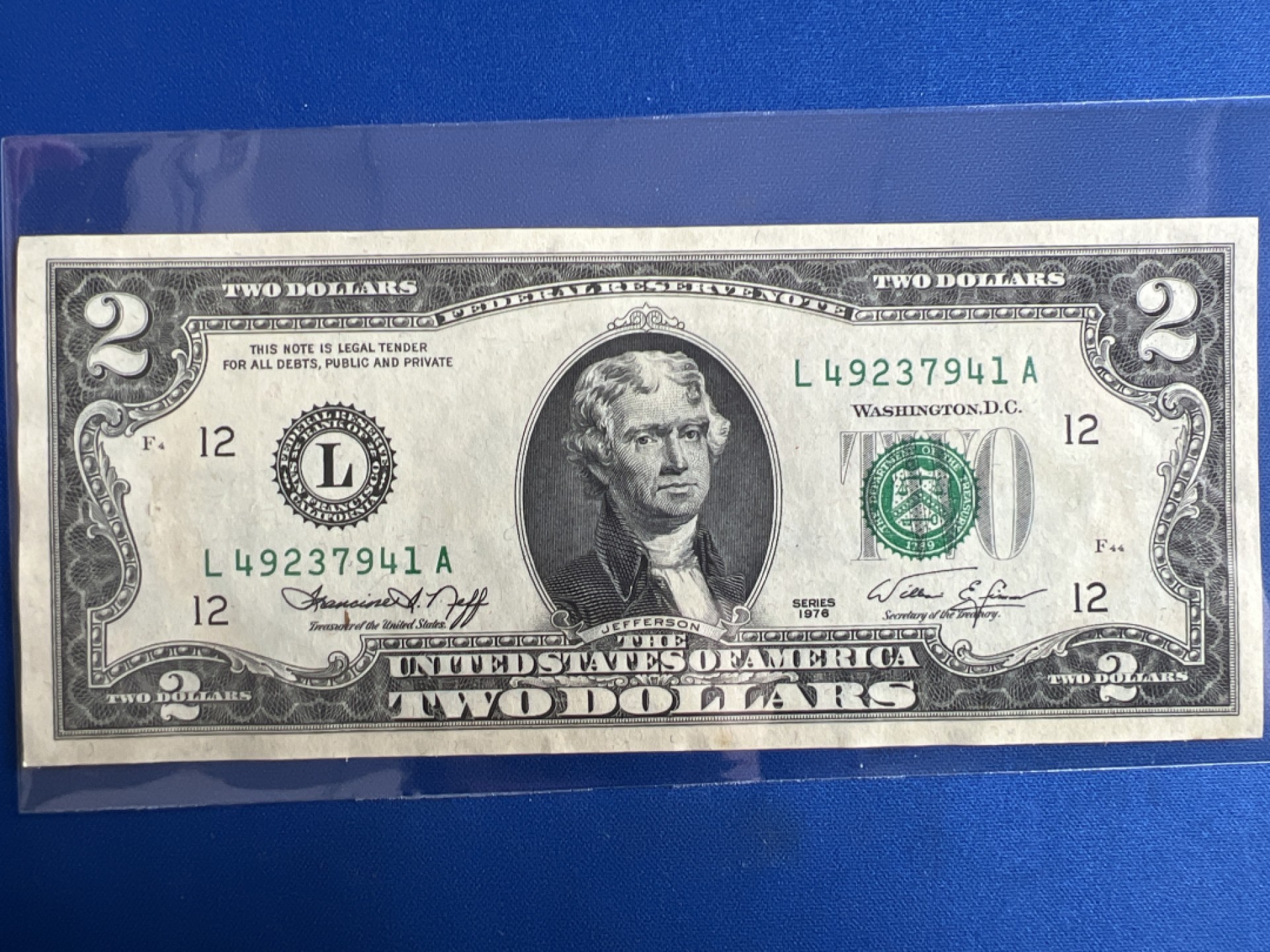 泡泡堂微拍第七十七幕纸币捡漏可累计专场👿👿，零佣金，零押金，累计满二十元包邮，接受代拍业务 美国最罕见纸币2美元