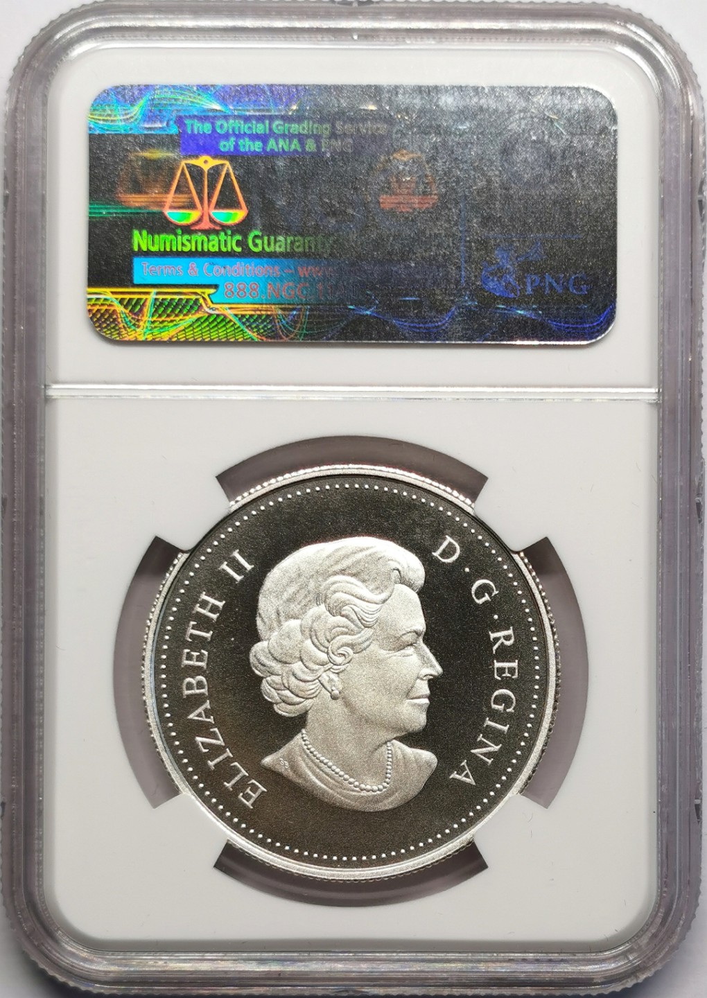 凡希社世界钱币微拍第二百三十期 2014加拿大独木舟15元银币精铸NGC-PF69MATT