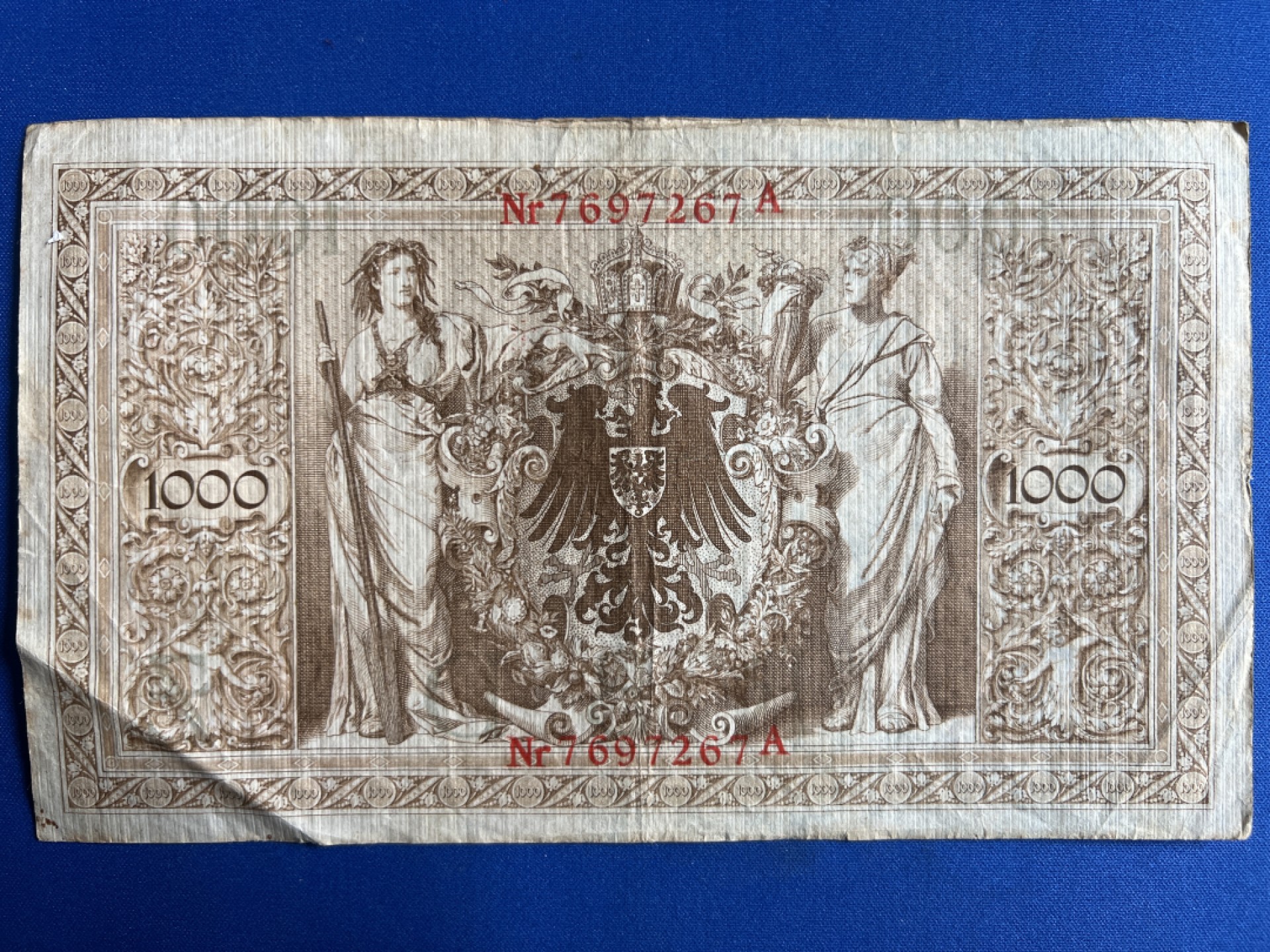 泡泡堂微拍第七十七幕纸币捡漏可累计专场👿👿，零佣金，零押金，累计满二十元包邮，接受代拍业务 德国1000马克