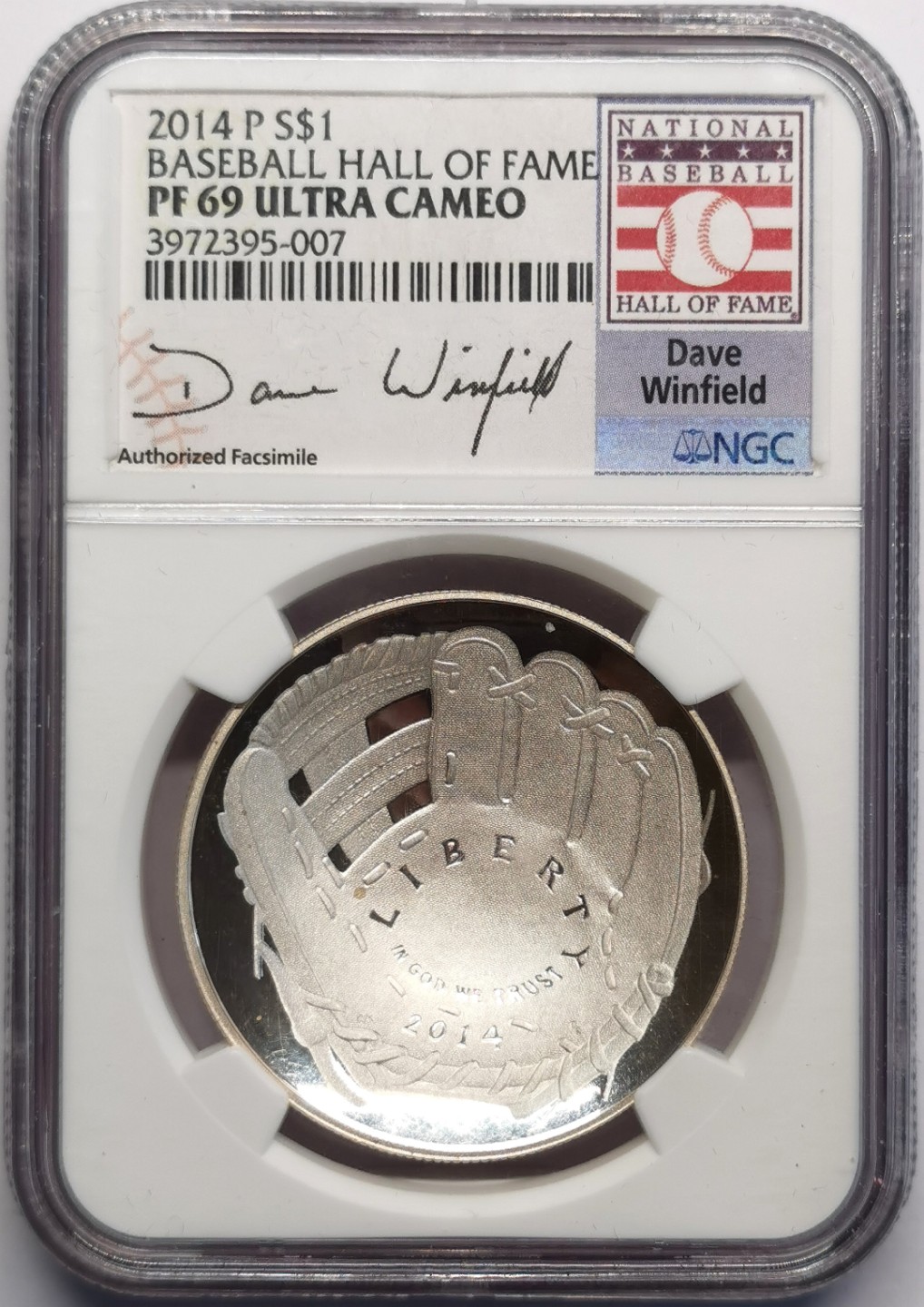 凡希社世界钱币微拍第二百三十期 2014美国棒球名人堂50C/DOLLAR一对NGC-PF70/69UC