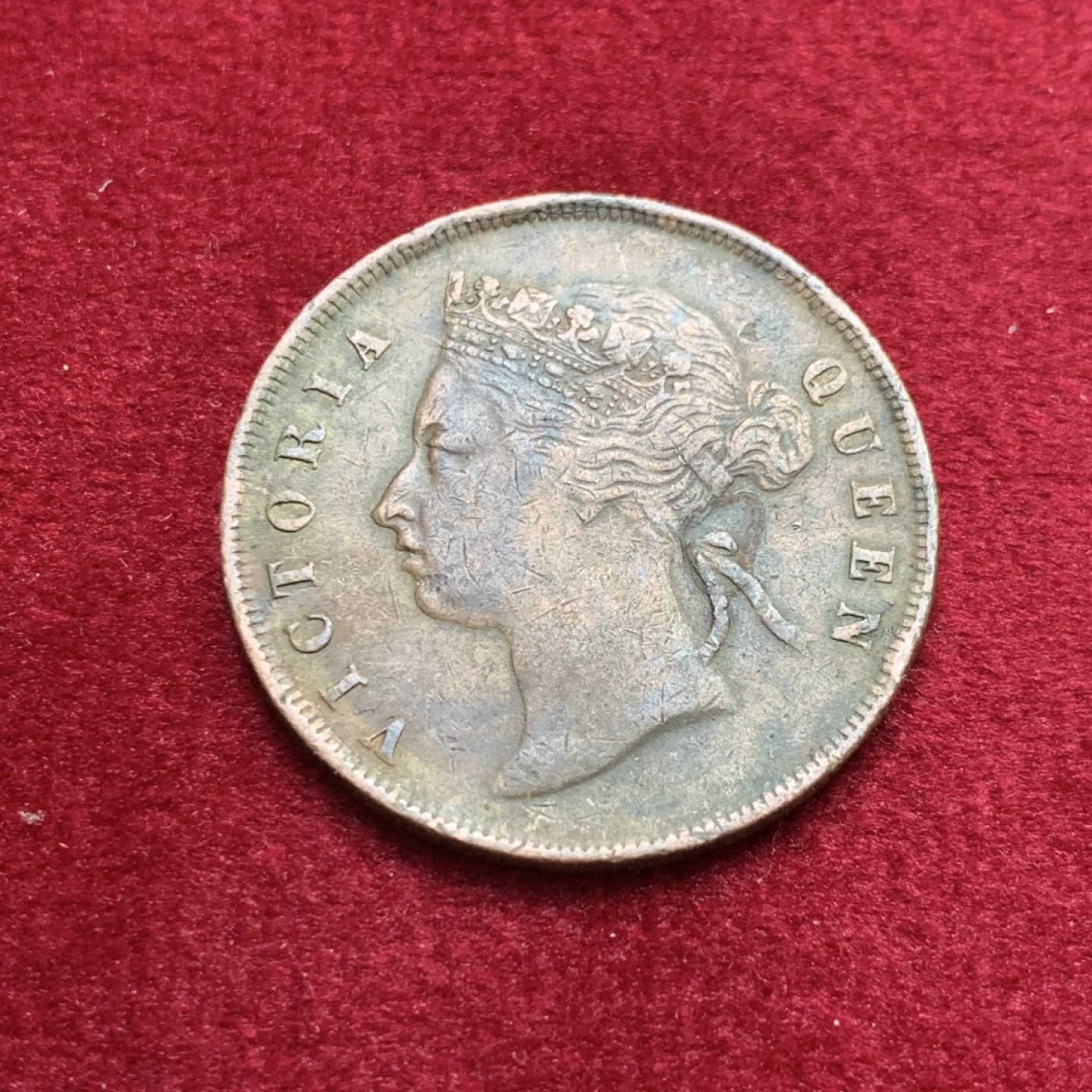 《竞宝斋》第140场-周日，周一，周四 3拍 (全场包邮) 1894年海峡殖民地1分铜币