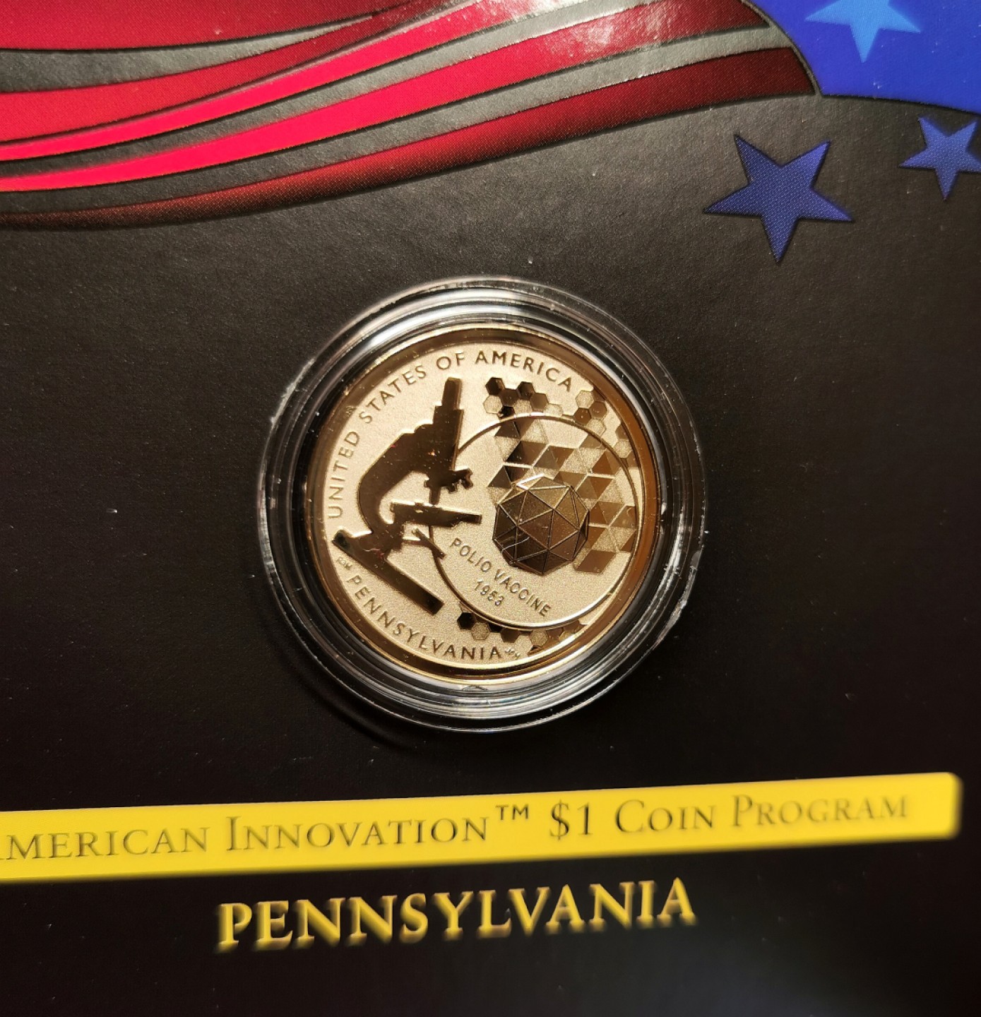 凡希社世界钱币微拍第二百三十期 2019美国发明革新纪念DOLLAR一对原封