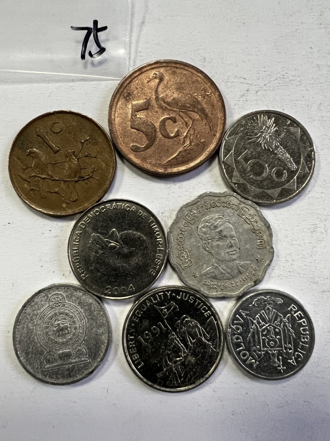 泡泡堂第240期  世界硬币 （无押金，无佣金，捡漏，全场20包邮，偏远地区除外，接收代拍业务） 硬币一袋75