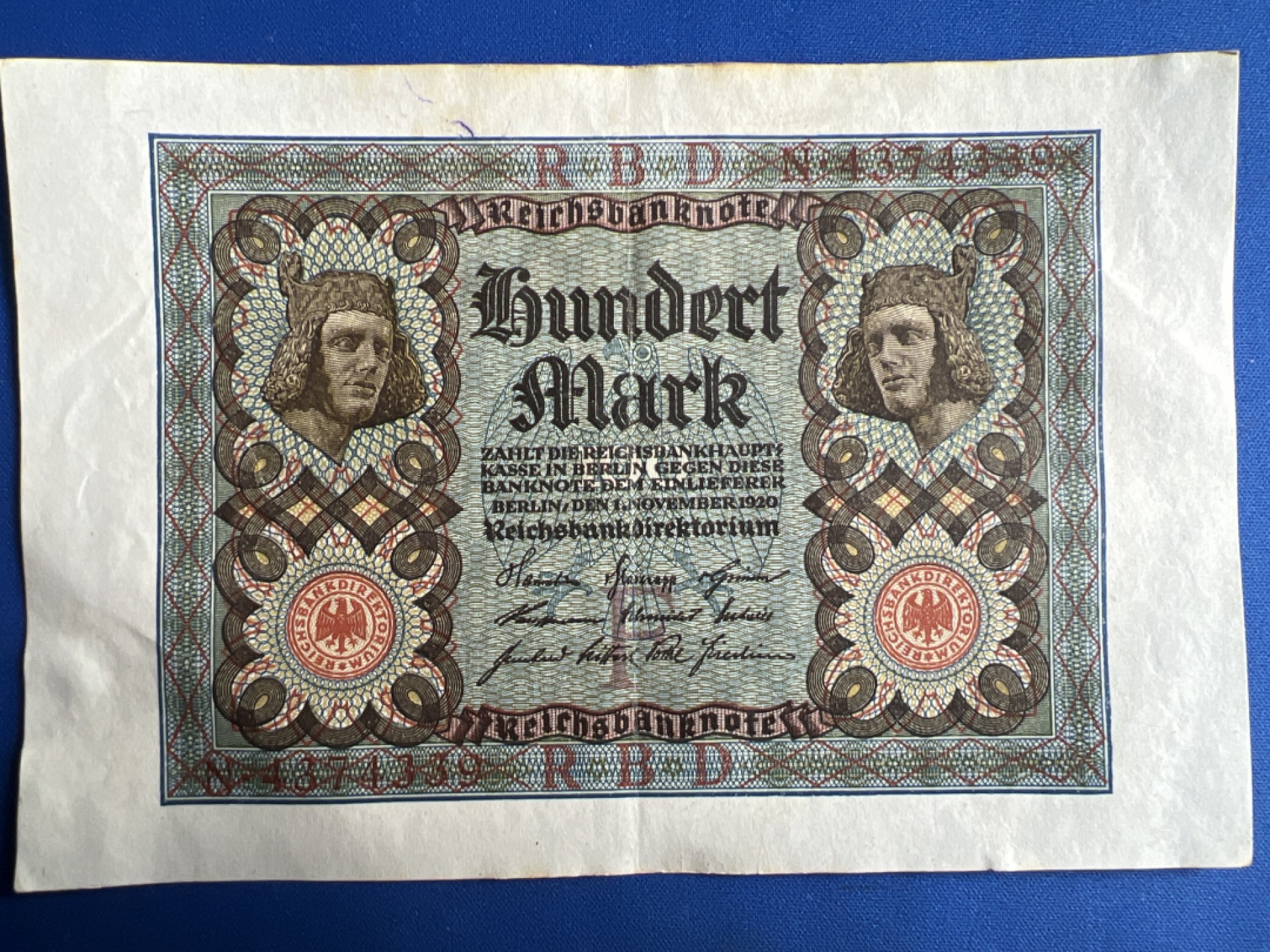 泡泡堂微拍第七十七幕纸币捡漏可累计专场👿👿，零佣金，零押金，累计满二十元包邮，接受代拍业务 德国100马克