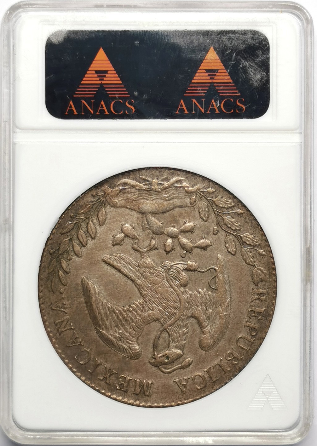 凡希社世界钱币微拍第二百三十期 1895MO墨西哥花边鹰洋ANACS-EF45