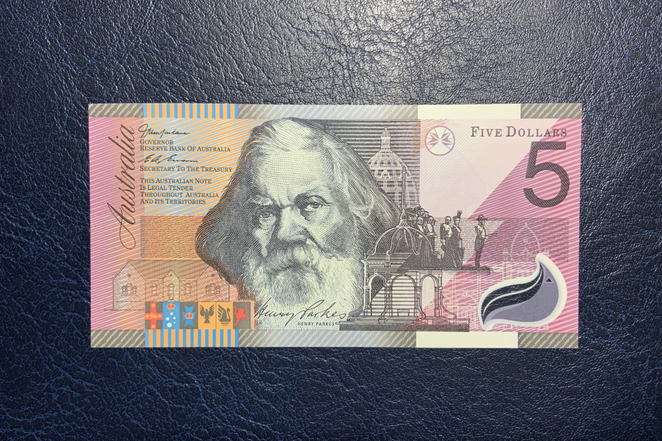 收藏联盟Quantum Auction 第237期拍卖 澳大利亚2001年5元联邦成立100周年纪念钞 品相全新UNC