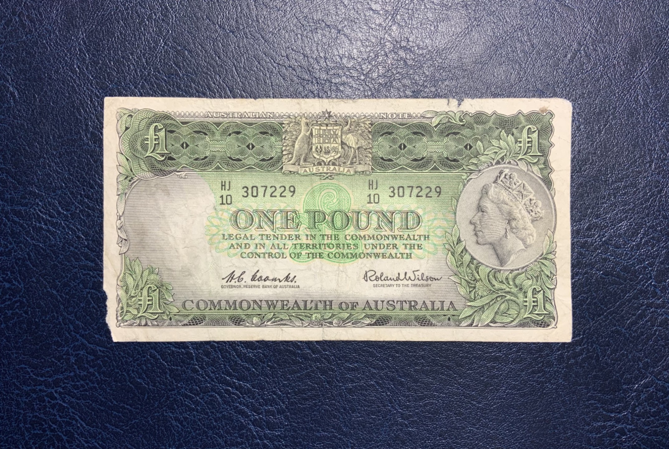收藏联盟Quantum Auction 第237期拍卖 澳大利亚1961-65年1镑 品相如图 俗称“石膏女王”