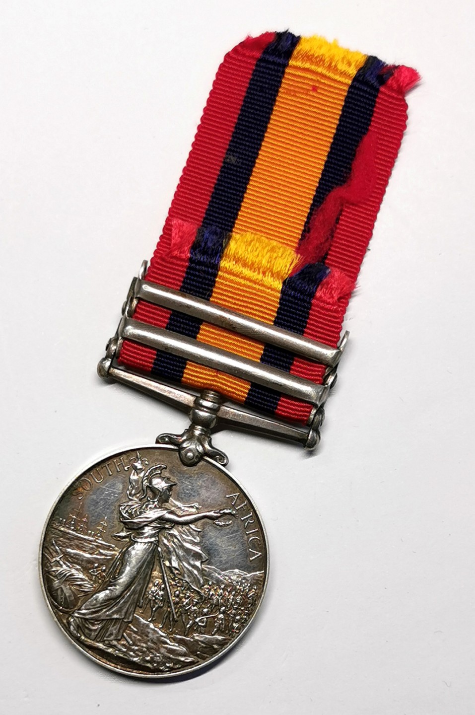 凡希社世界钱币微拍第二百三十期 英国布尔战争银质勋章极美品 开普殖民地/奥兰治自由邦双勋扣