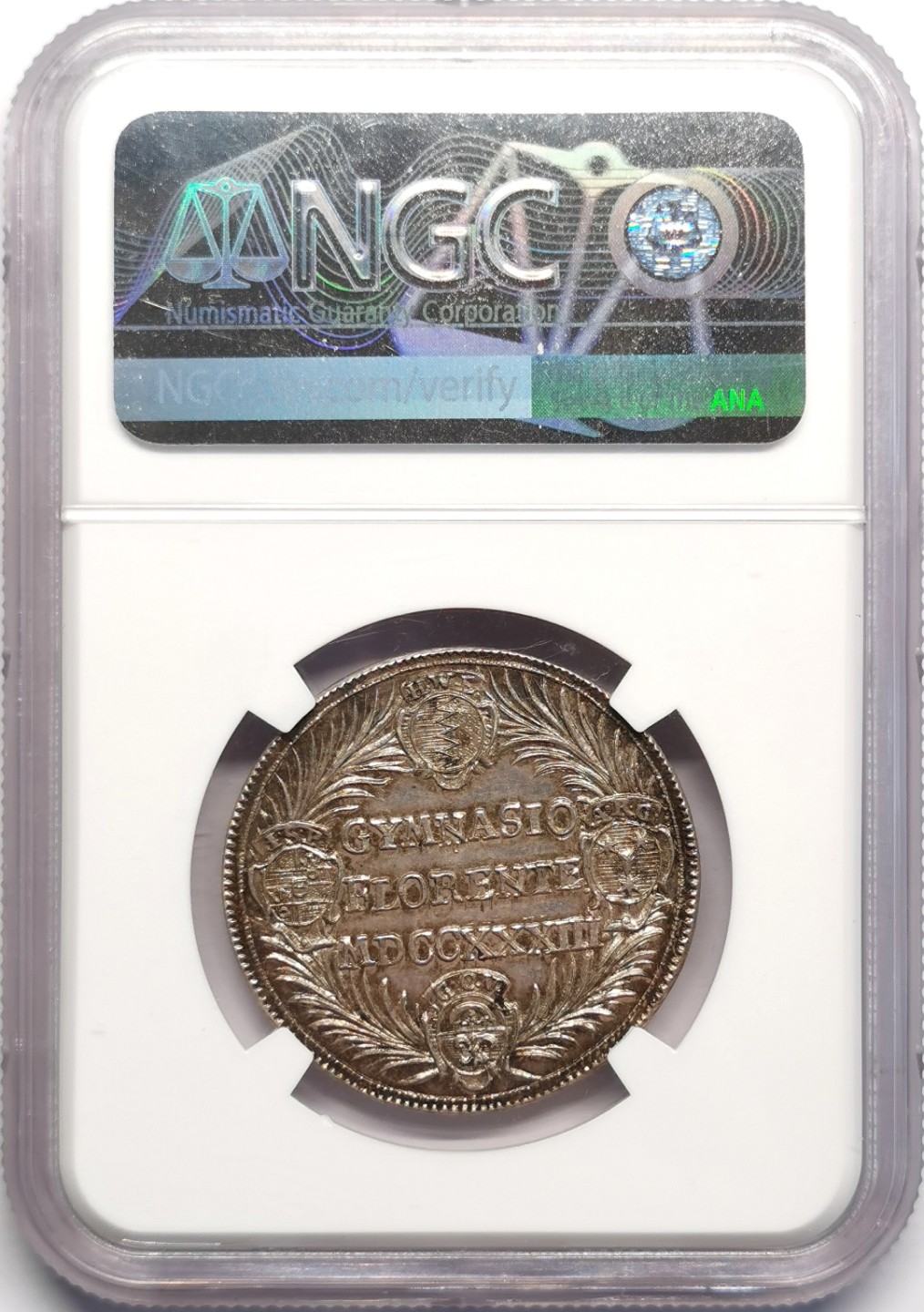 凡希社世界钱币微拍第二百三十期 1733纽伦堡纪念银章NGC-MS64