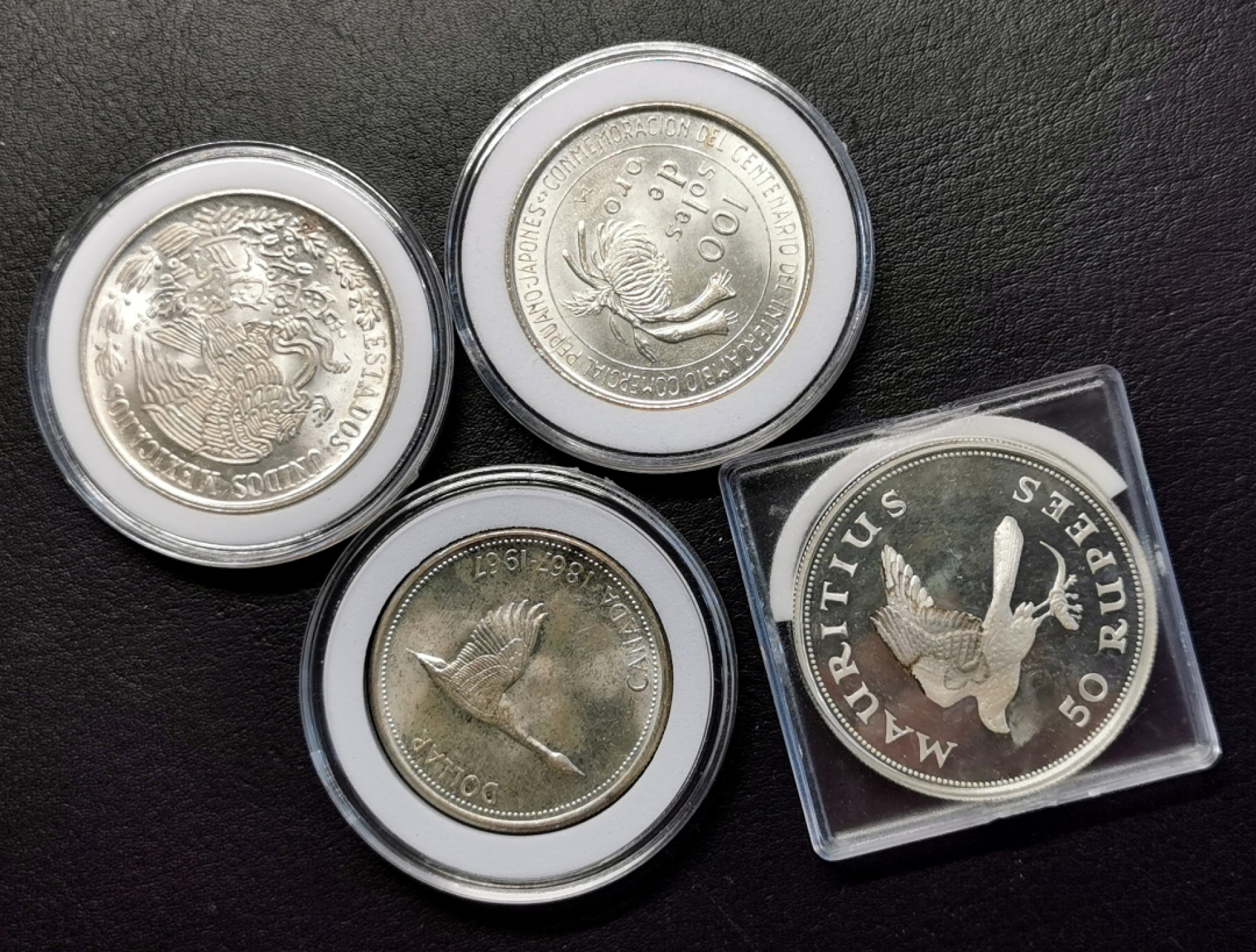 凡希社世界钱币微拍第二百三十期 各国克朗型银币四枚一组