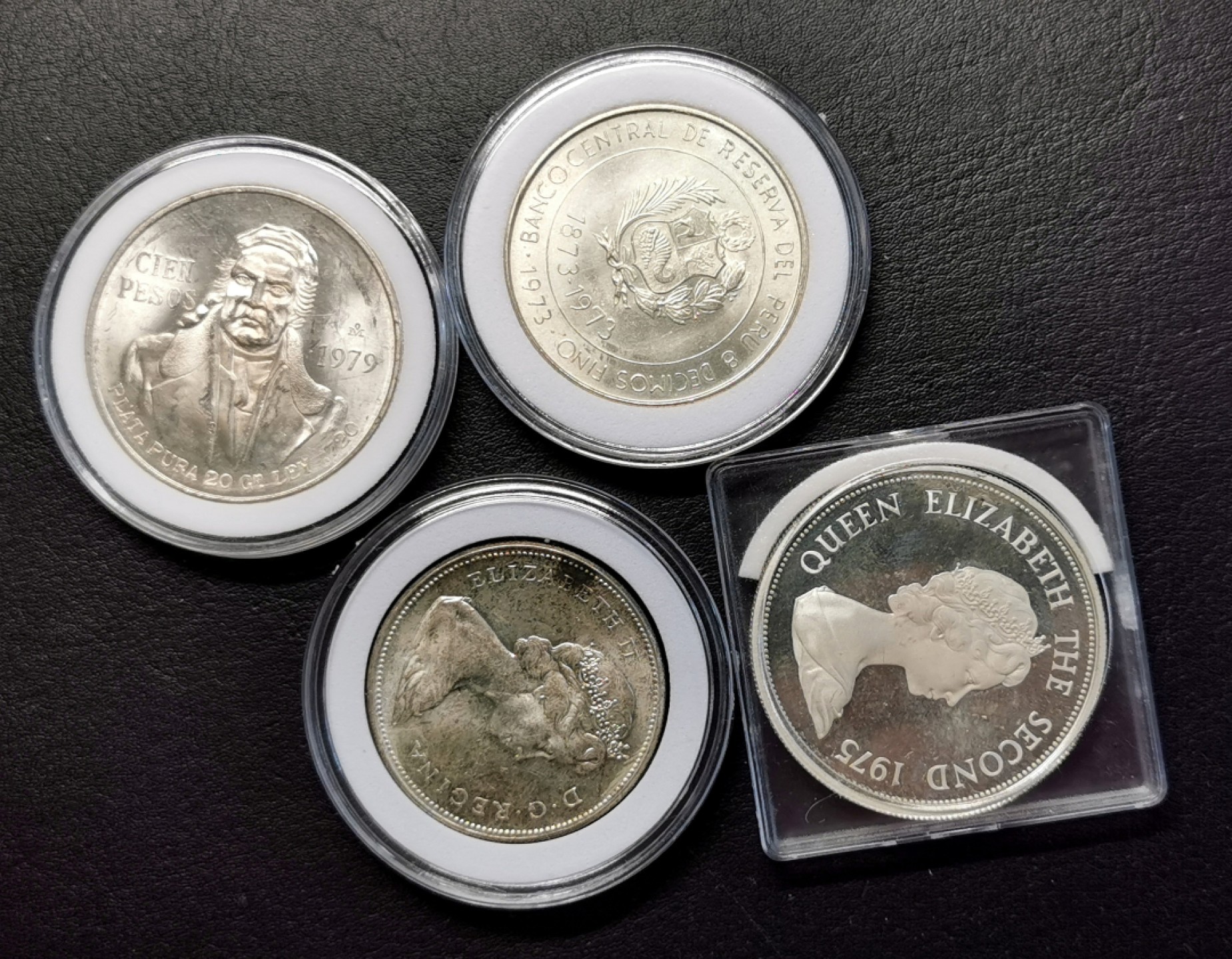 凡希社世界钱币微拍第二百三十期 各国克朗型银币四枚一组